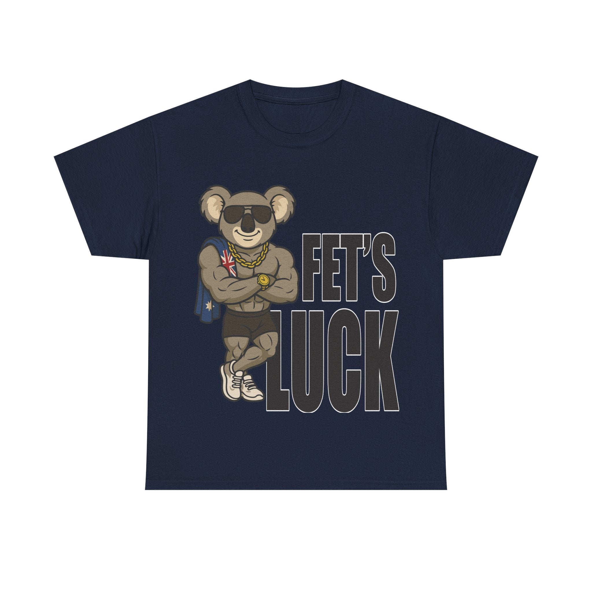 👕 Bellbird Hollow Tee – “Fet’s Luck” 😎🐨💎 (Unisex Heavy Cotton)