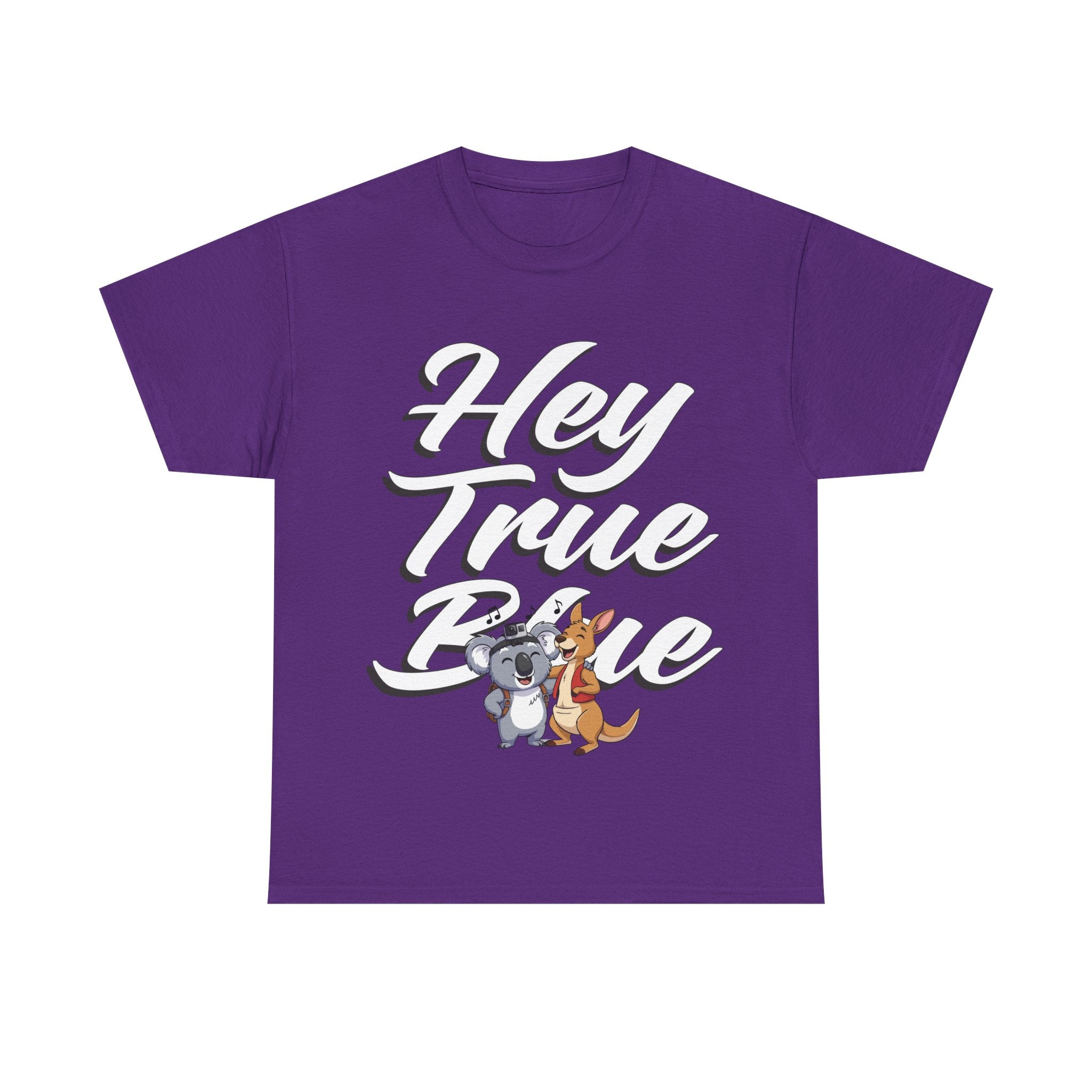 True Blue Olly & Kangaroo Unisex T-Shirt 🦘🎶 - Cute Animal Graphic T-Shirt, Animal Lover Gift, Casual Wear, Everyday Comfort