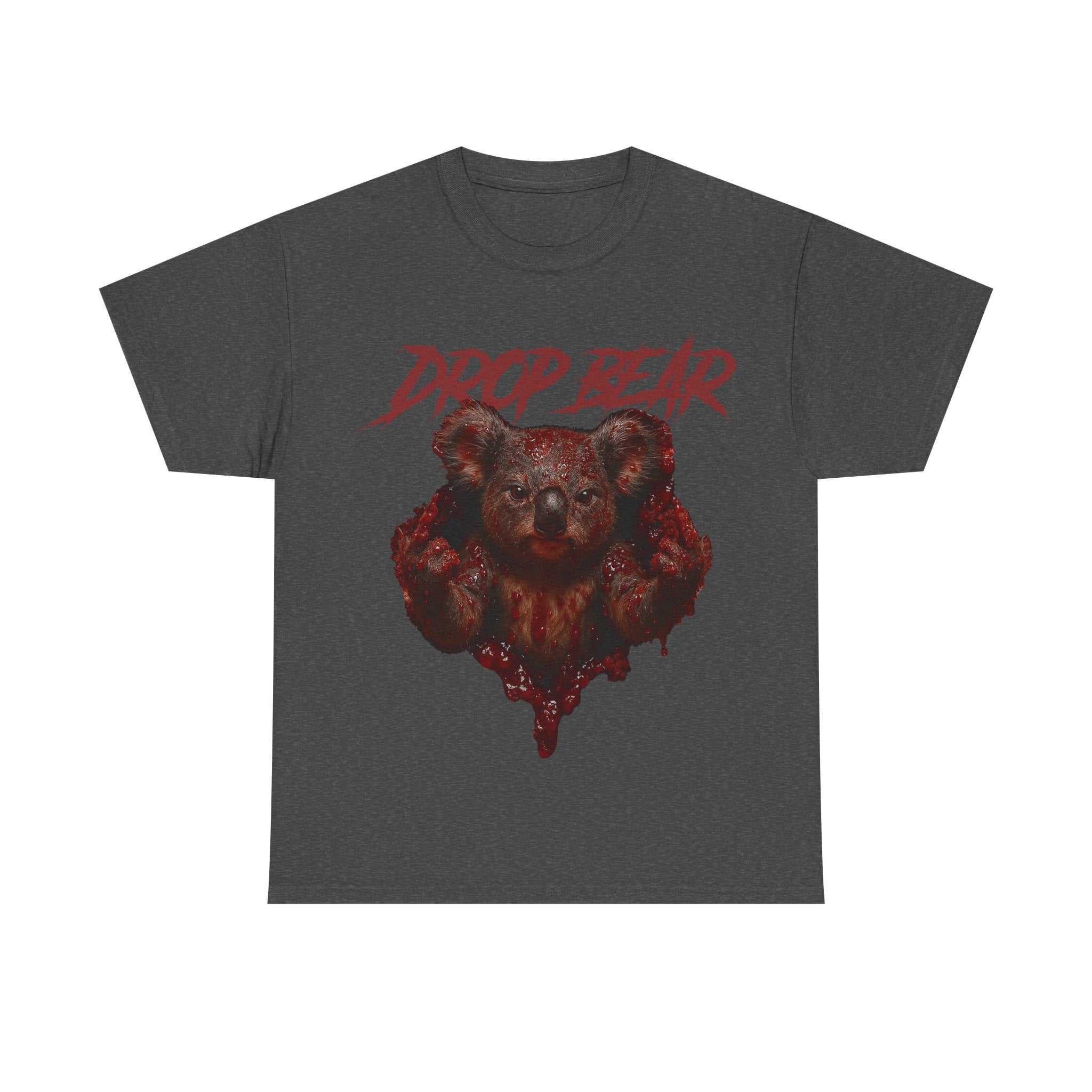 👕 Bellbird Hollow Tee – “DROP BEAR” 🐨 (Unisex Heavy Cotton)
