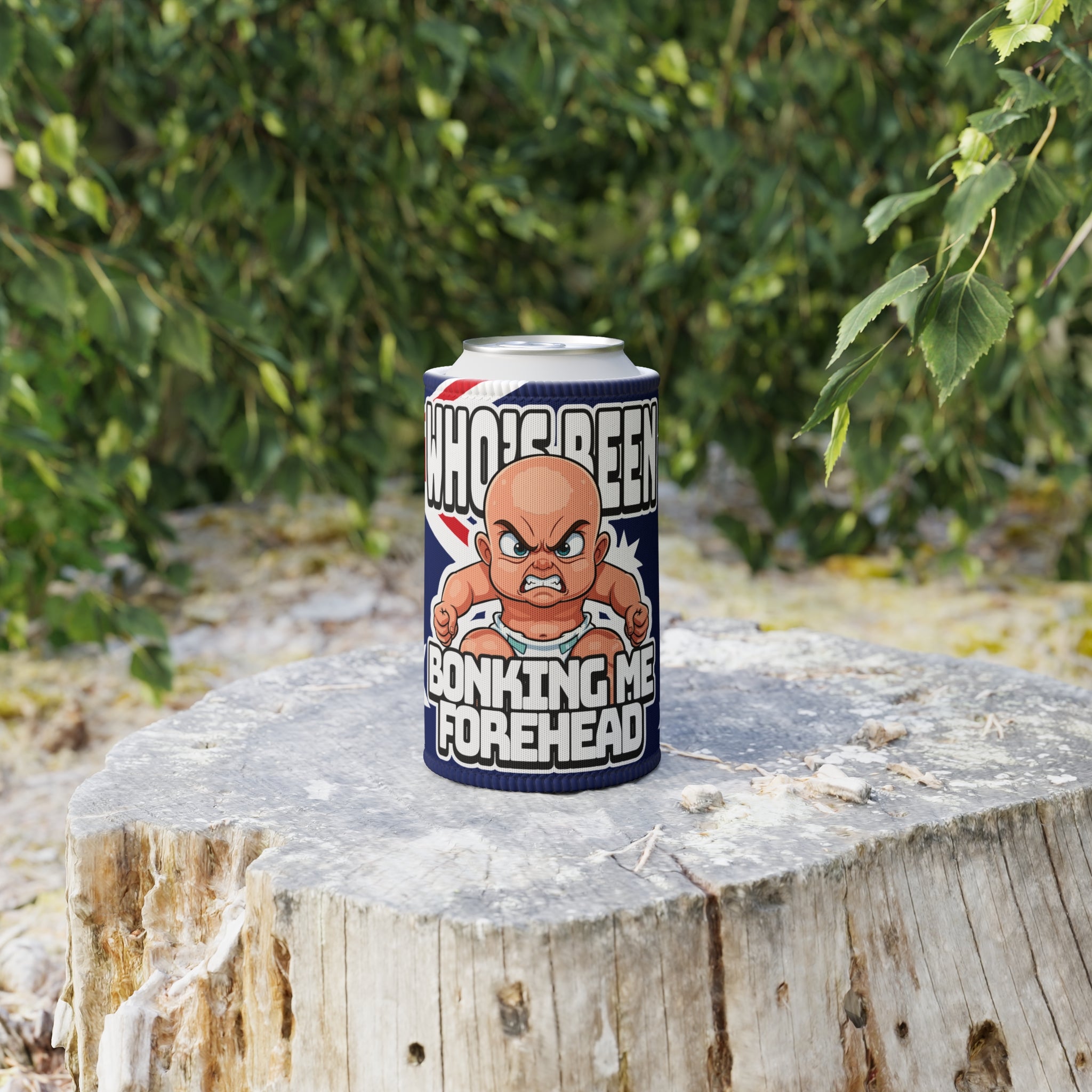 Mad Baby Themed Stubby Cooler, Fun Drink Insulator, Perfect for Parties, BBQs, Gifts, Baby Showers, Holidays