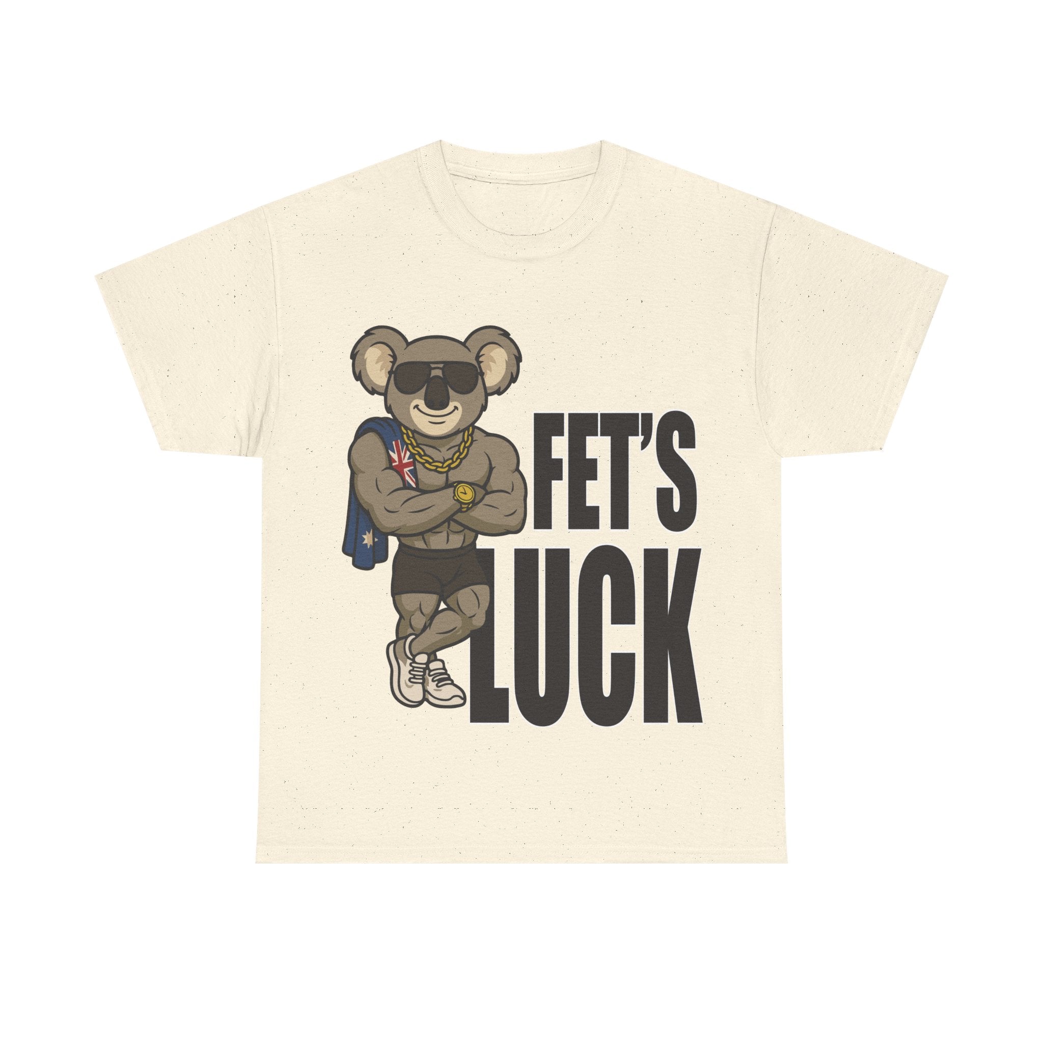 👕 Bellbird Hollow Tee – “Fet’s Luck” 😎🐨💎 (Unisex Heavy Cotton)