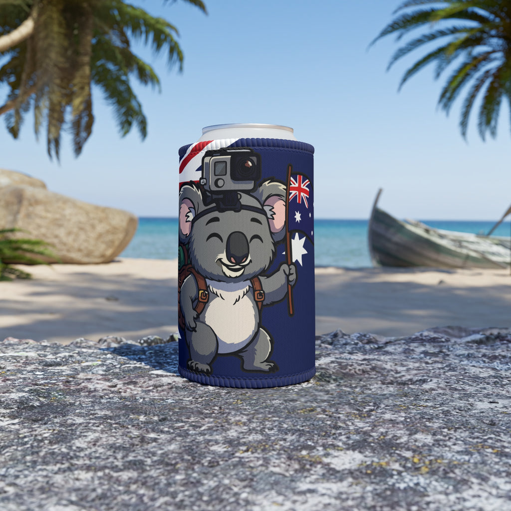 Olly’s Chill Vibes Stubby Cooler - Fun Drink Sleeve, Perfect for BBQs, Parties, Beach Days, Gifts for Travelers