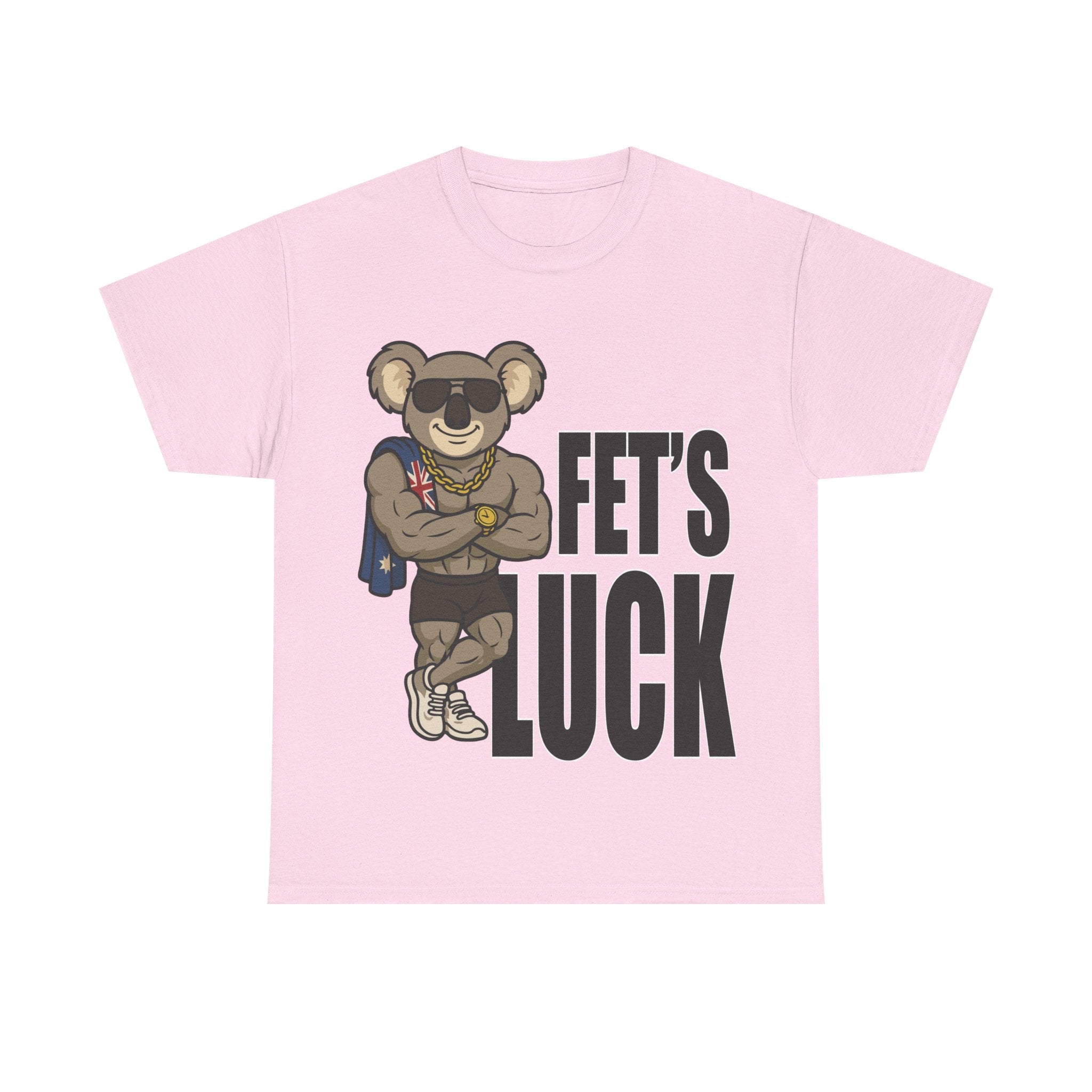 👕 Bellbird Hollow Tee – “Fet’s Luck” 😎🐨💎 (Unisex Heavy Cotton)