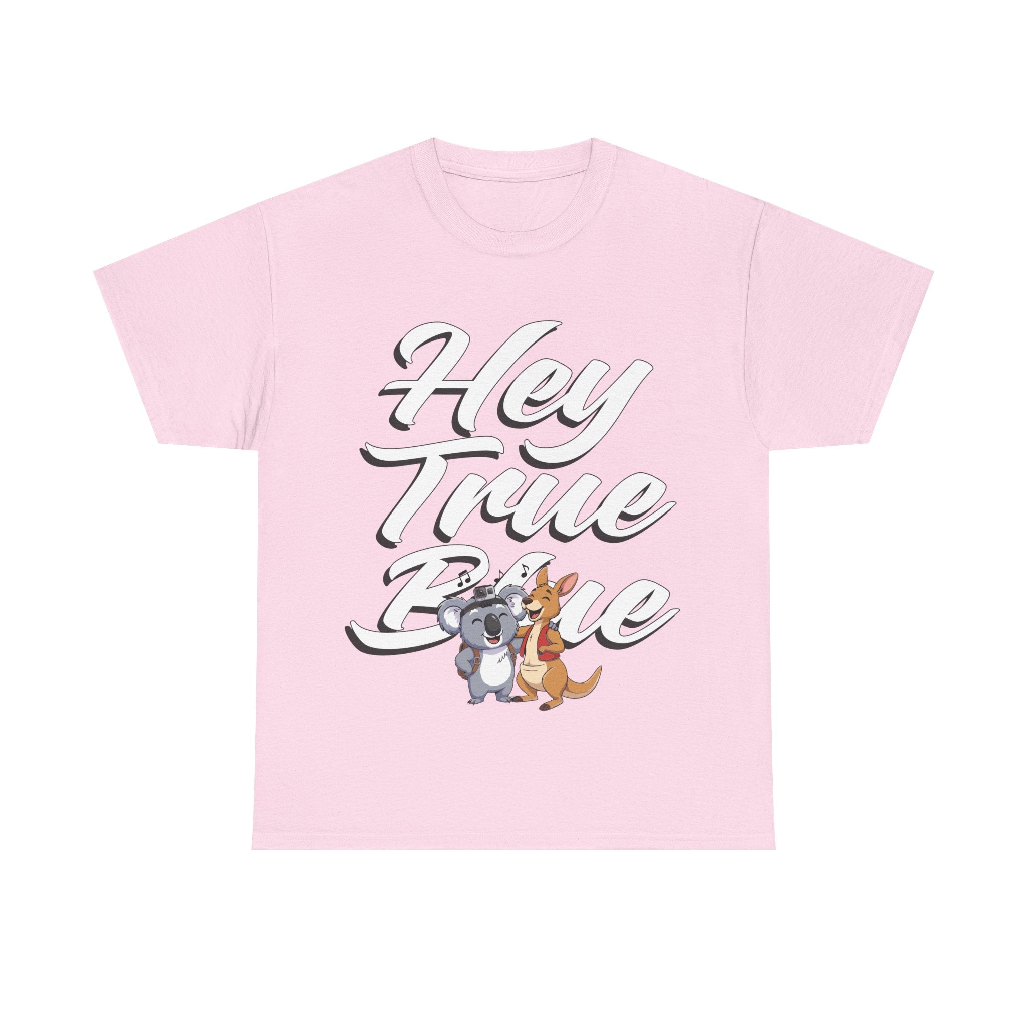 True Blue Olly & Kangaroo Unisex T-Shirt 🦘🎶 - Cute Animal Graphic T-Shirt, Animal Lover Gift, Casual Wear, Everyday Comfort