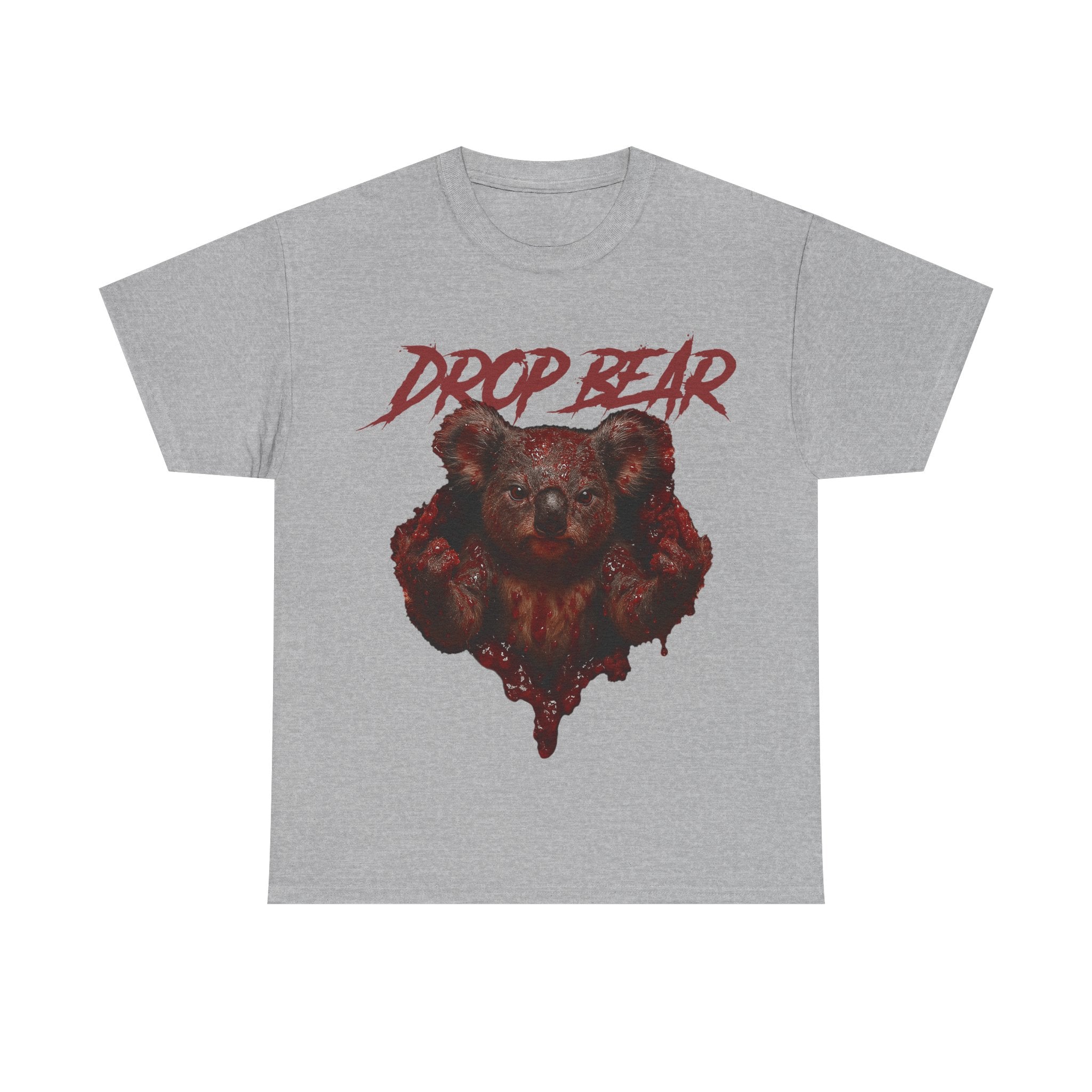 👕 Bellbird Hollow Tee – “DROP BEAR” 🐨 (Unisex Heavy Cotton)