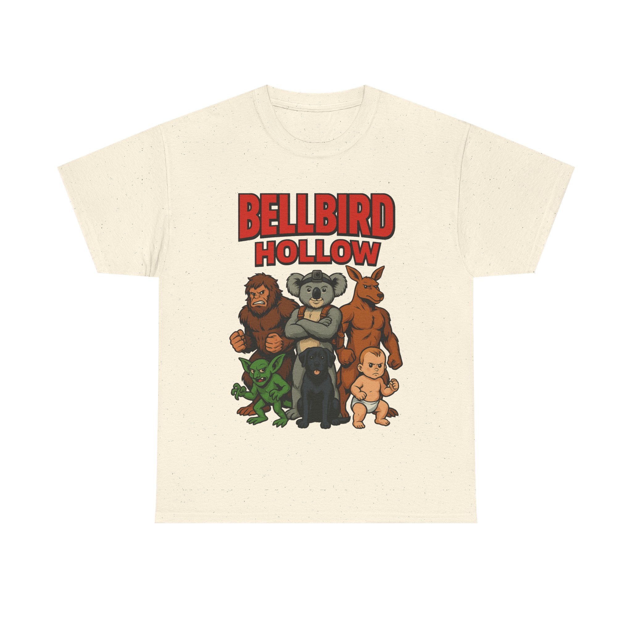 🐦💥 Bellbird Hollow Super-Team Tee – Comic Style Edition ⚡👕 (Unisex Heavy Cotton)