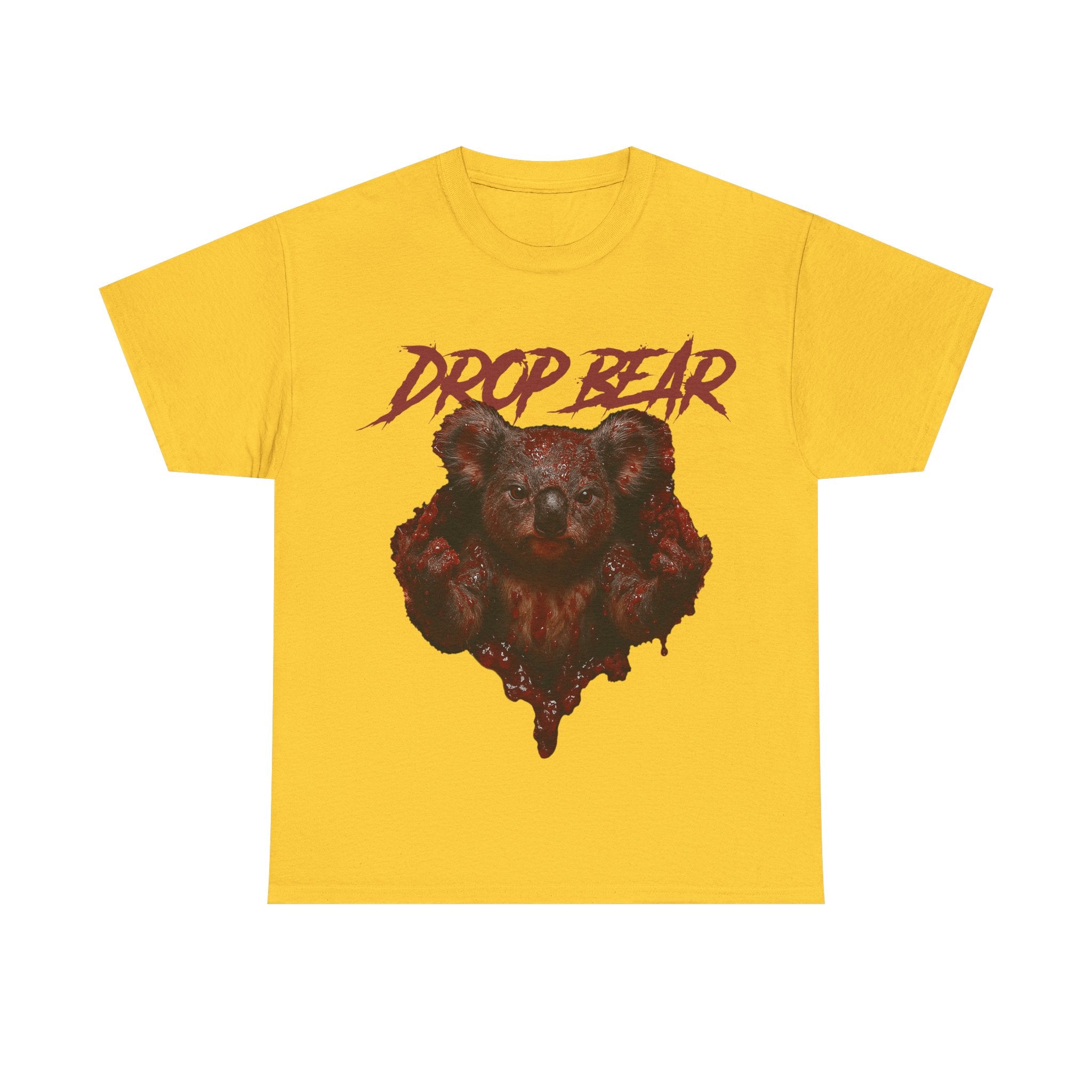 👕 Bellbird Hollow Tee – “DROP BEAR” 🐨 (Unisex Heavy Cotton)