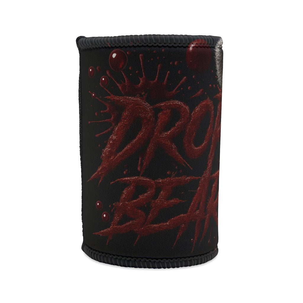 🩸🔥 Bellbird Hollow Stubby Cooler – DROP BEAR - BLACK EDITION 🔥🩸 (Unisex Heavy Cotton)