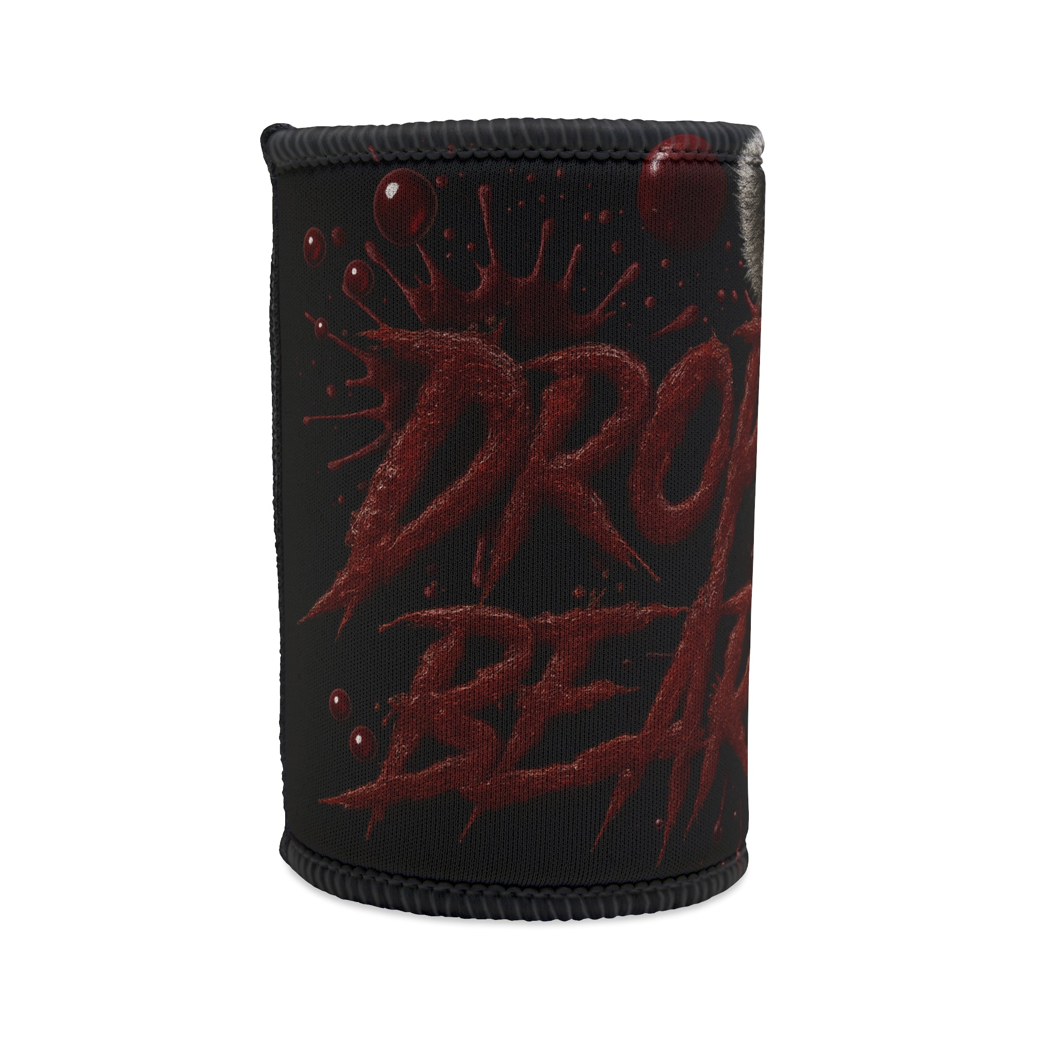 🩸🔥 Bellbird Hollow Stubby Cooler – DROP BEAR - BLACK EDITION 🔥🩸 (Unisex Heavy Cotton)