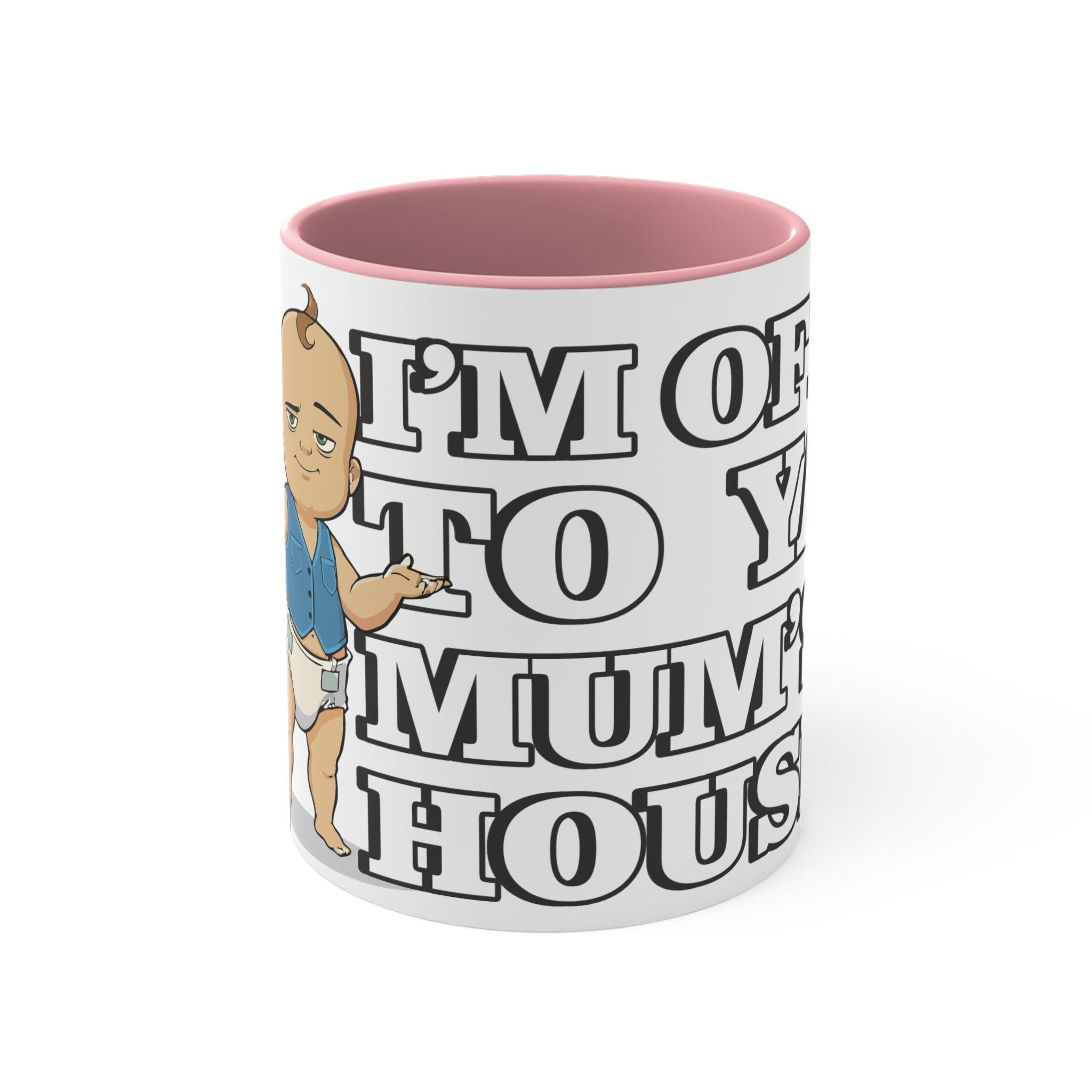 Humorous Smooth Baby Mug, Funny Gift for Parents, Cute Nursery Item, Playful Coffee Cup, Ideal for Baby Showers, Unique Baby Decor