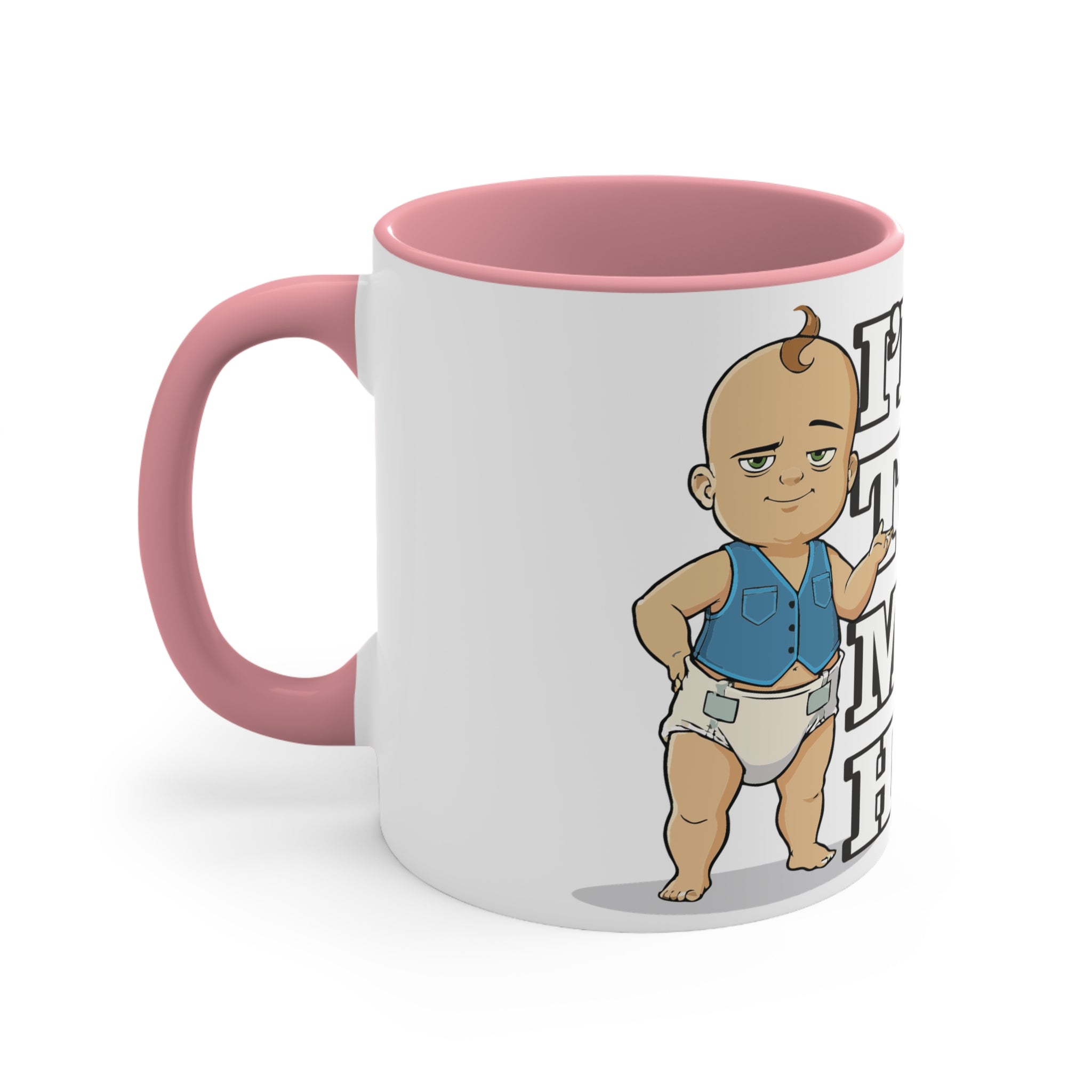 Humorous Smooth Baby Mug, Funny Gift for Parents, Cute Nursery Item, Playful Coffee Cup, Ideal for Baby Showers, Unique Baby Decor