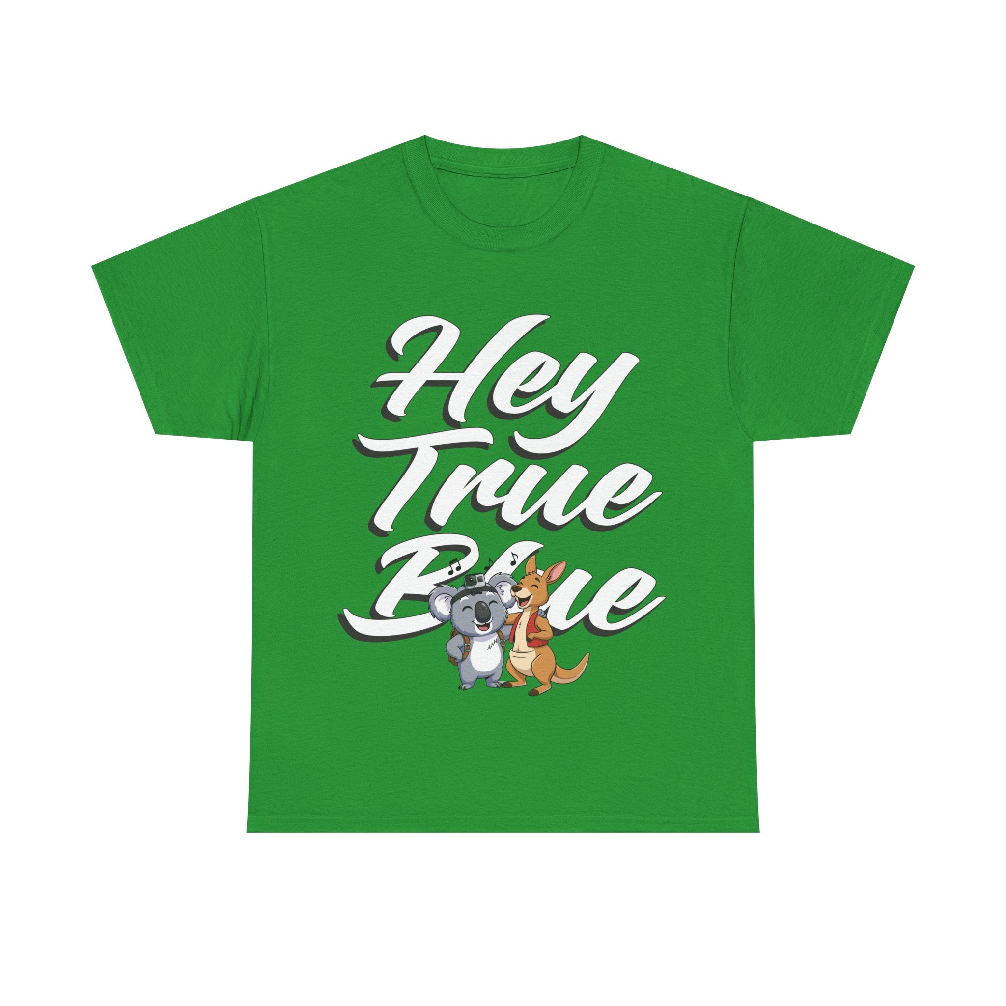True Blue Olly & Kangaroo Unisex T-Shirt 🦘🎶 - Cute Animal Graphic T-Shirt, Animal Lover Gift, Casual Wear, Everyday Comfort