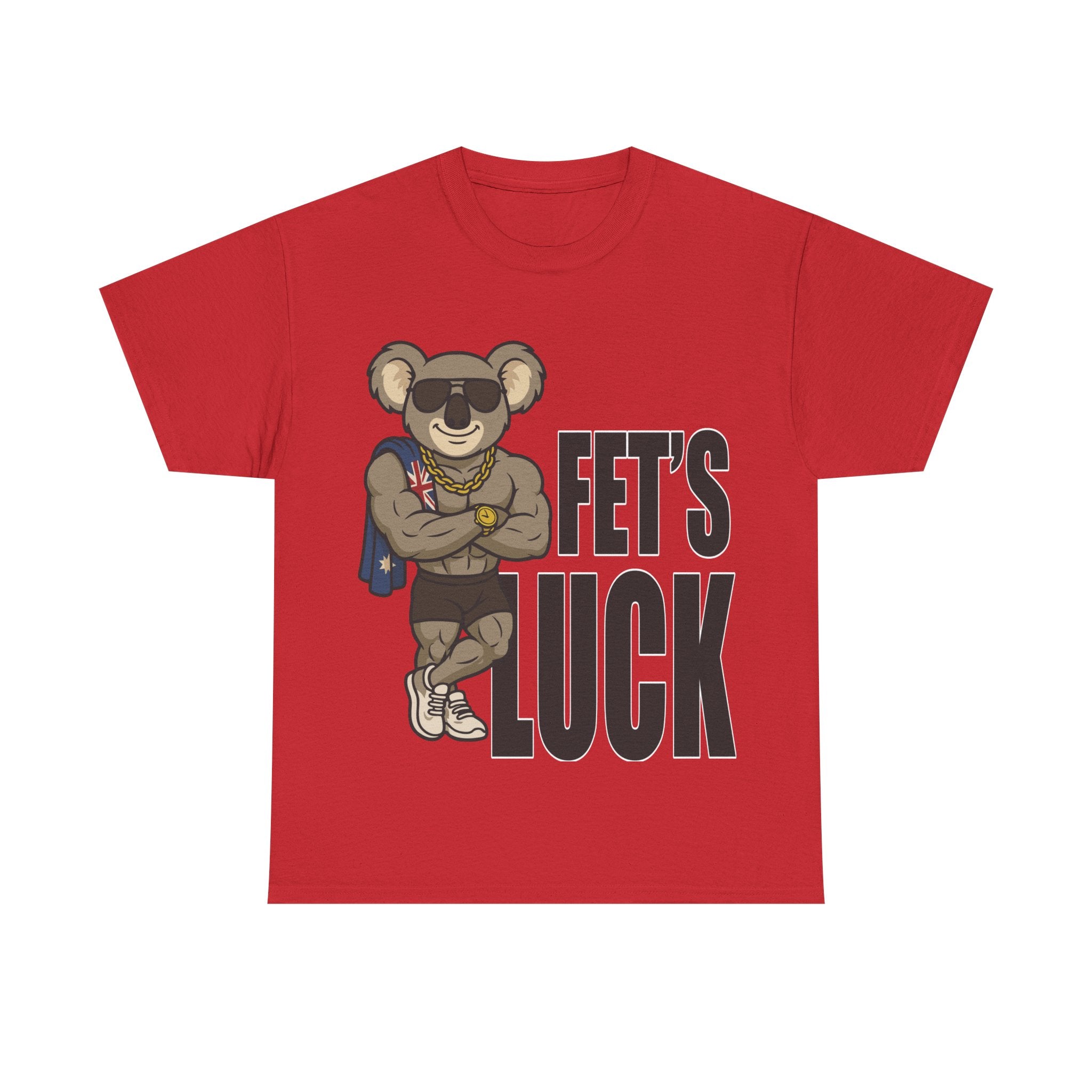 👕 Bellbird Hollow Tee – “Fet’s Luck” 😎🐨💎 (Unisex Heavy Cotton)