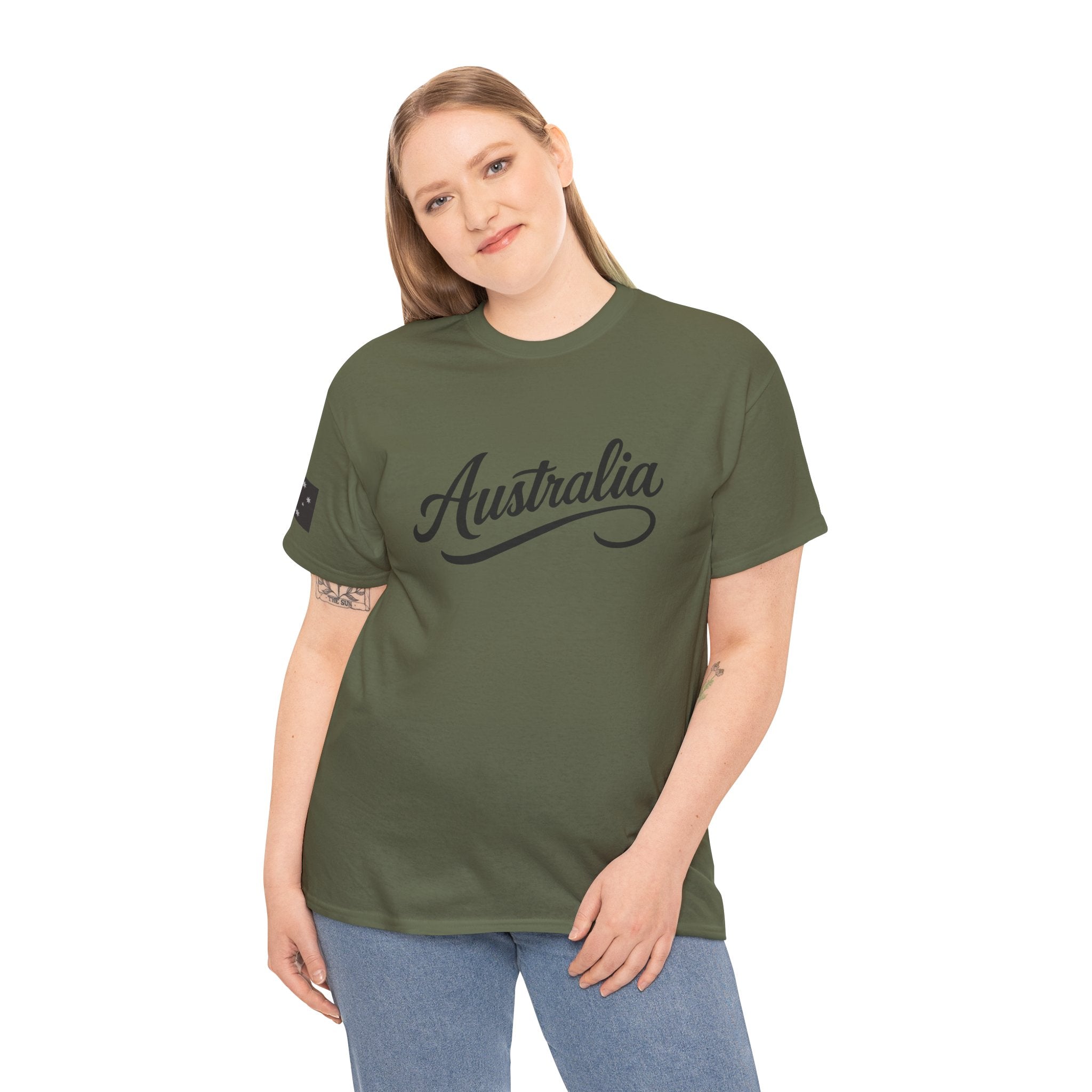 ⭐🇦🇺 Southern Stars Minimalist Tee – Quiet Aussie Pride (Unisex Heavy Cotton)