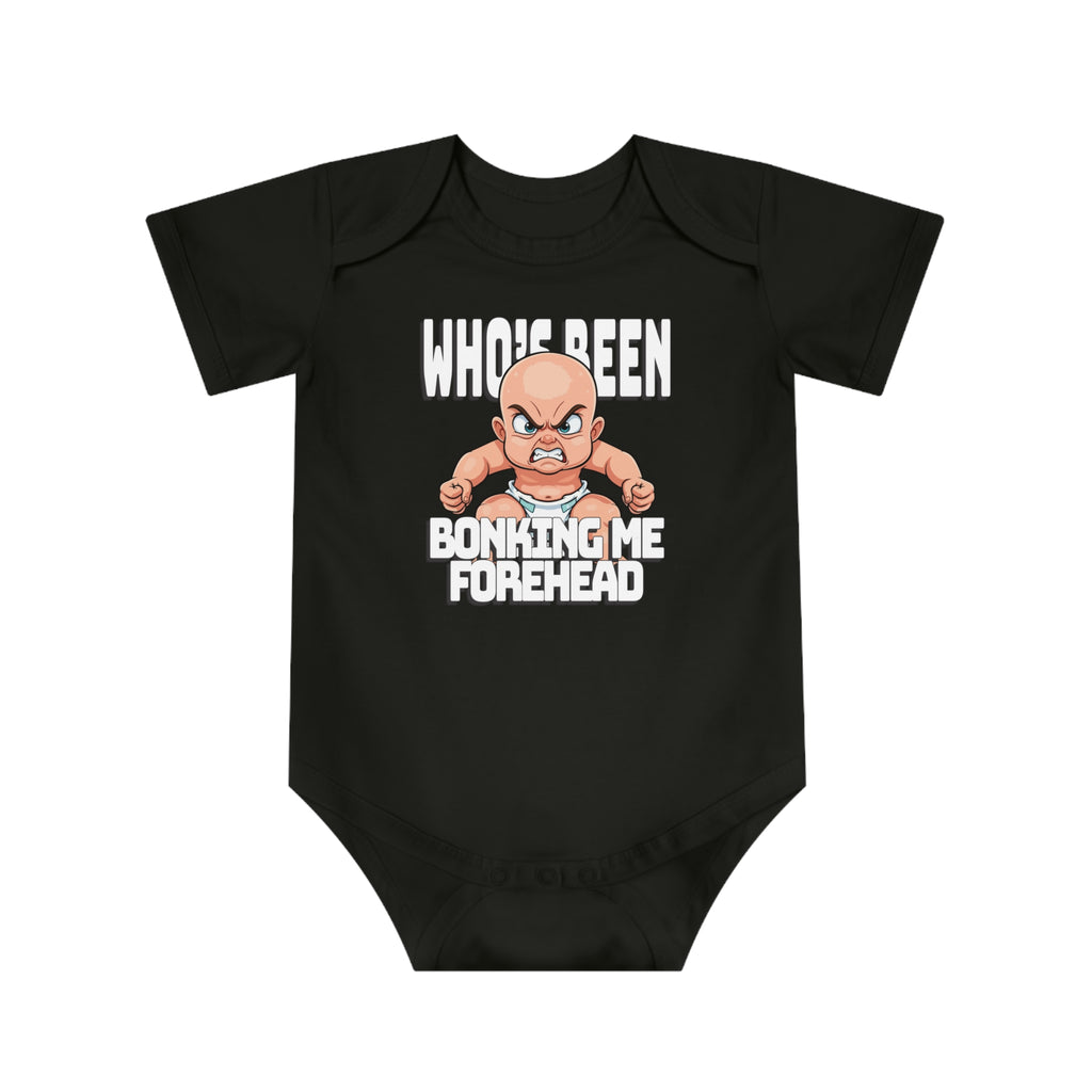 Funny Baby Bodysuit 😂👶 Cute Infant Onesie, Newborn Gift, Baby Shower Outfit, Infant Clothing, Whose Been Bonking Me Forehead