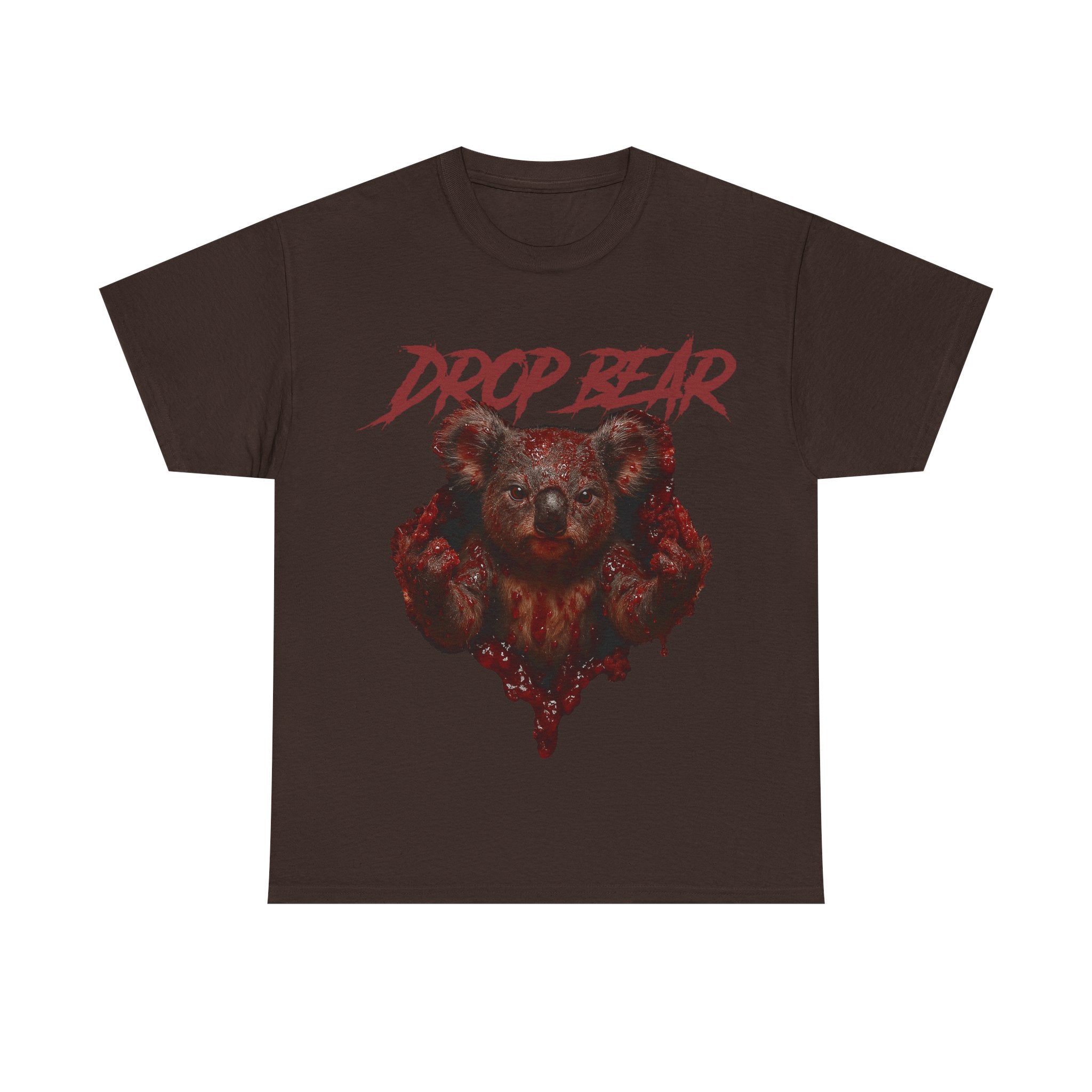 👕 Bellbird Hollow Tee – “DROP BEAR” 🐨 (Unisex Heavy Cotton)