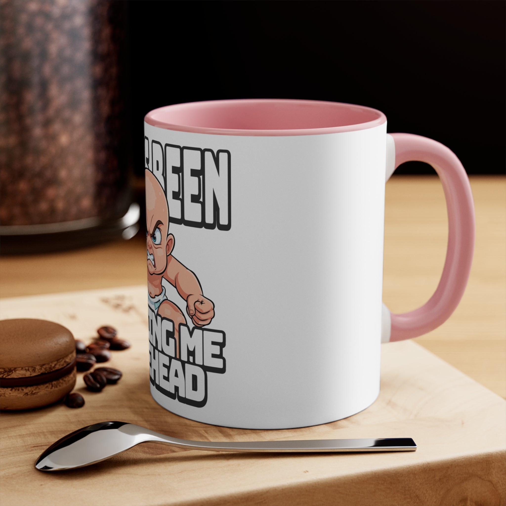 Mad Baby Mug, Perfect Gift for New Parents, Baby Shower, Quirky Coffee Cup, Playful Accent Mug, Humorous Drinkware