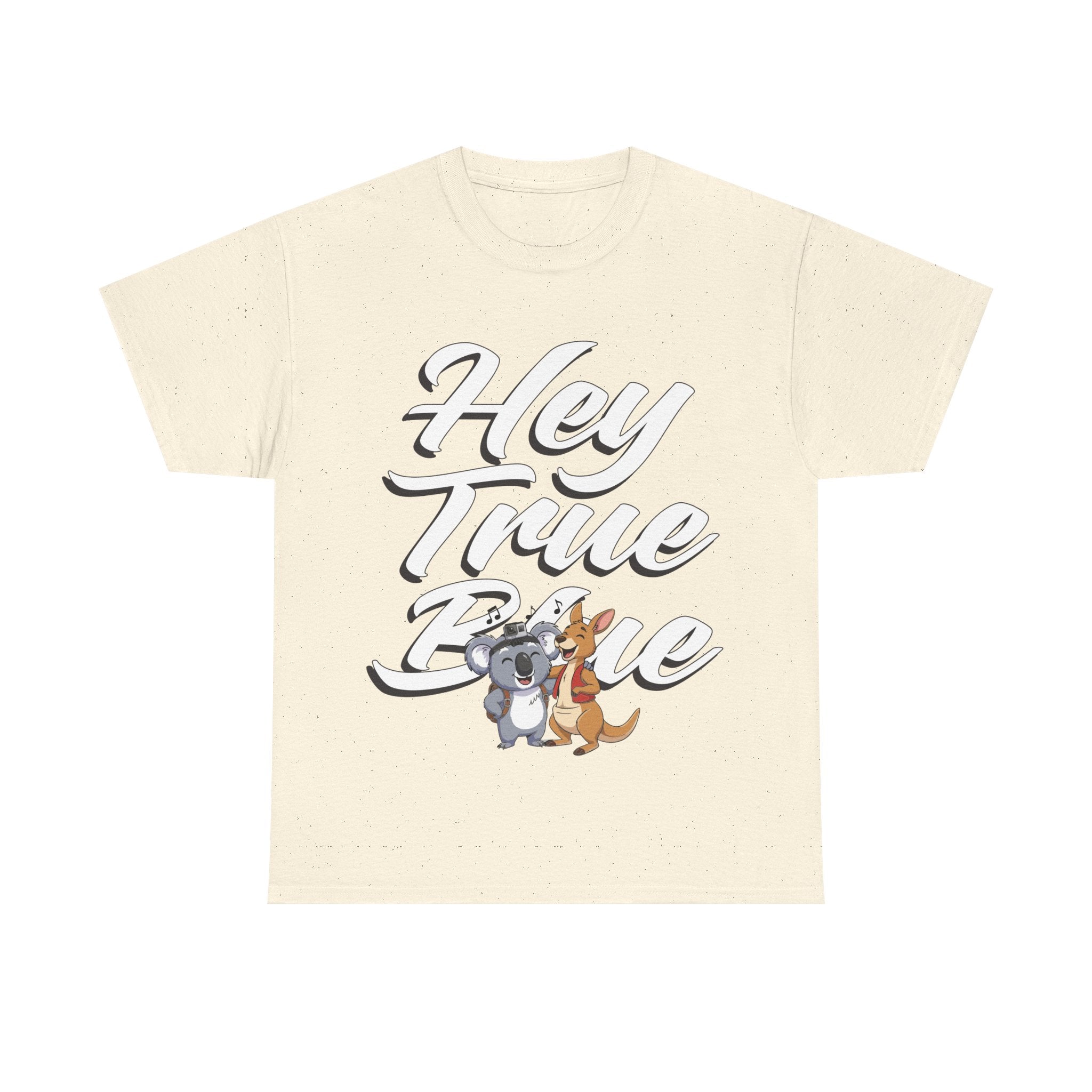 👕 Bellbird Hollow Tee "True Blue Olly & Kangaroo" 🦘🎶 (Unisex Heavy Cotton)