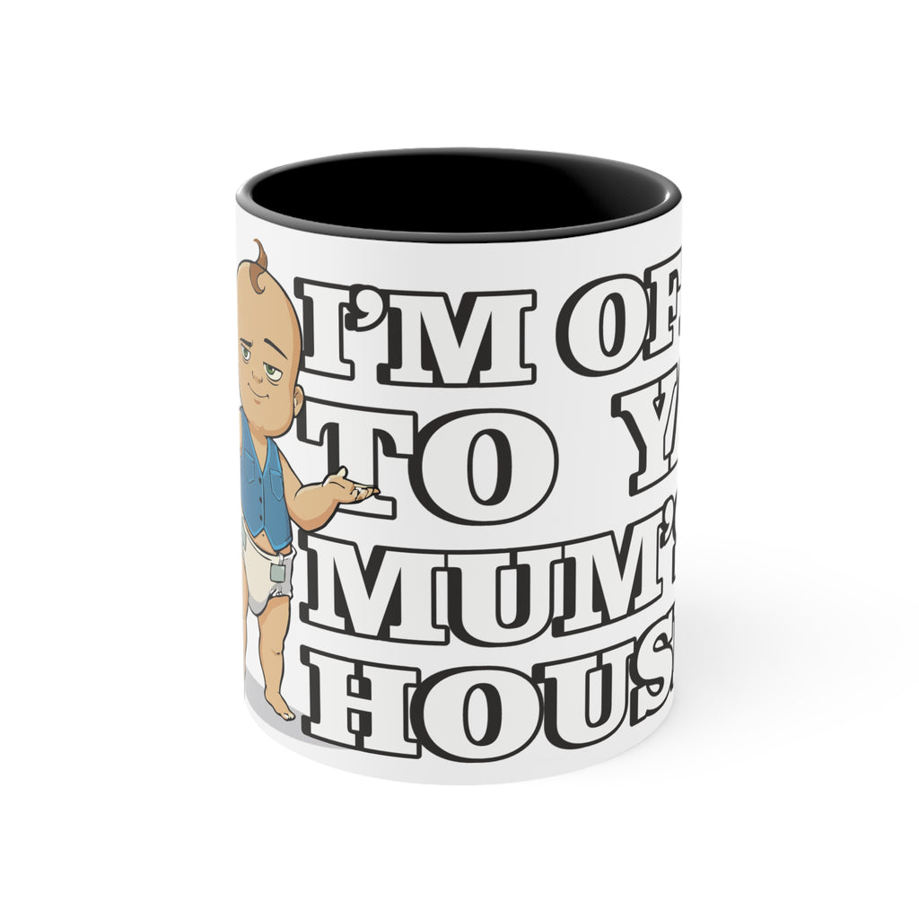 Humorous Smooth Baby Mug, Funny Gift for Parents, Cute Nursery Item, Playful Coffee Cup, Ideal for Baby Showers, Unique Baby Decor