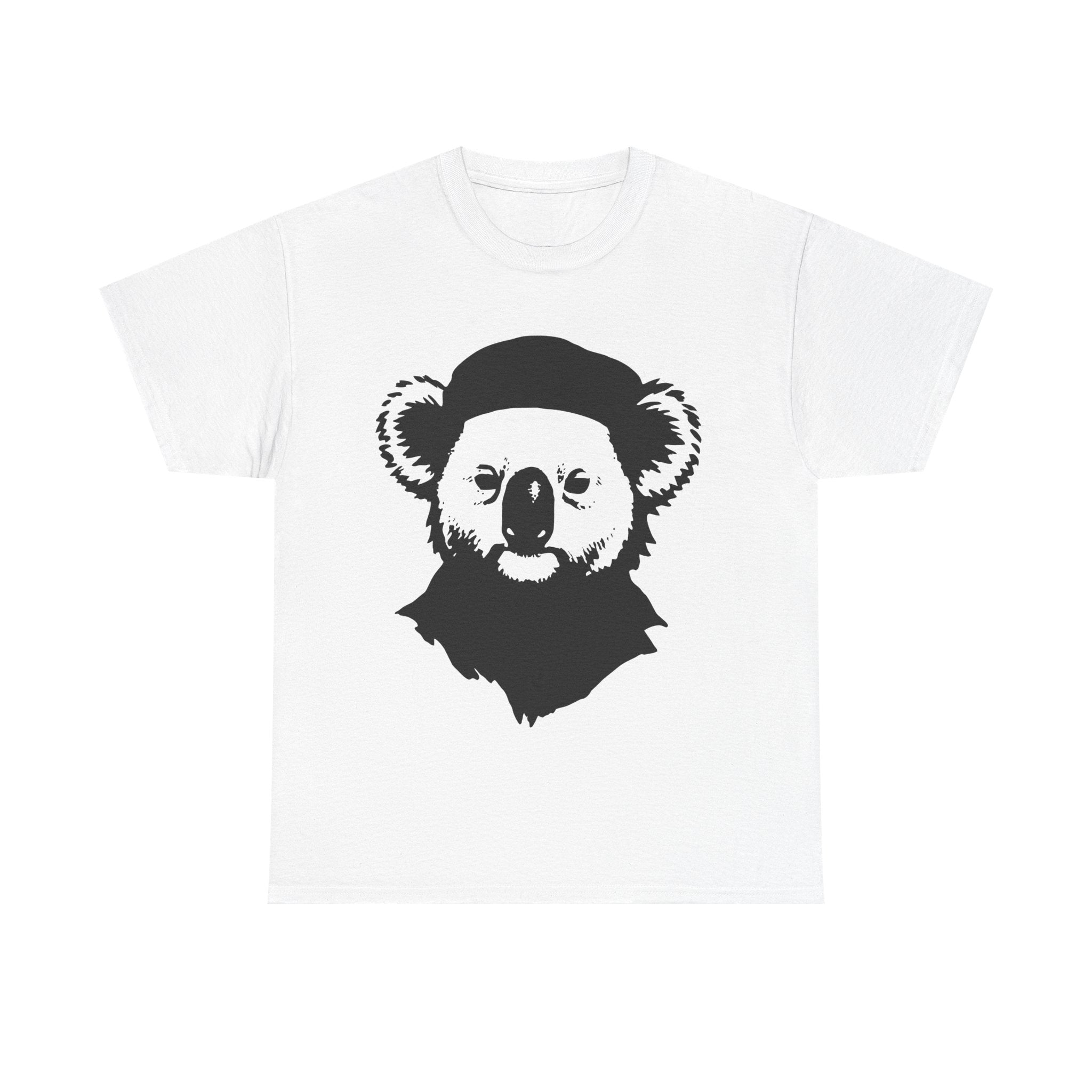 🐨🌟 Rebel Koala Stencil Tee – Minimal but Mighty 🎥 (Unisex Heavy Cotton)