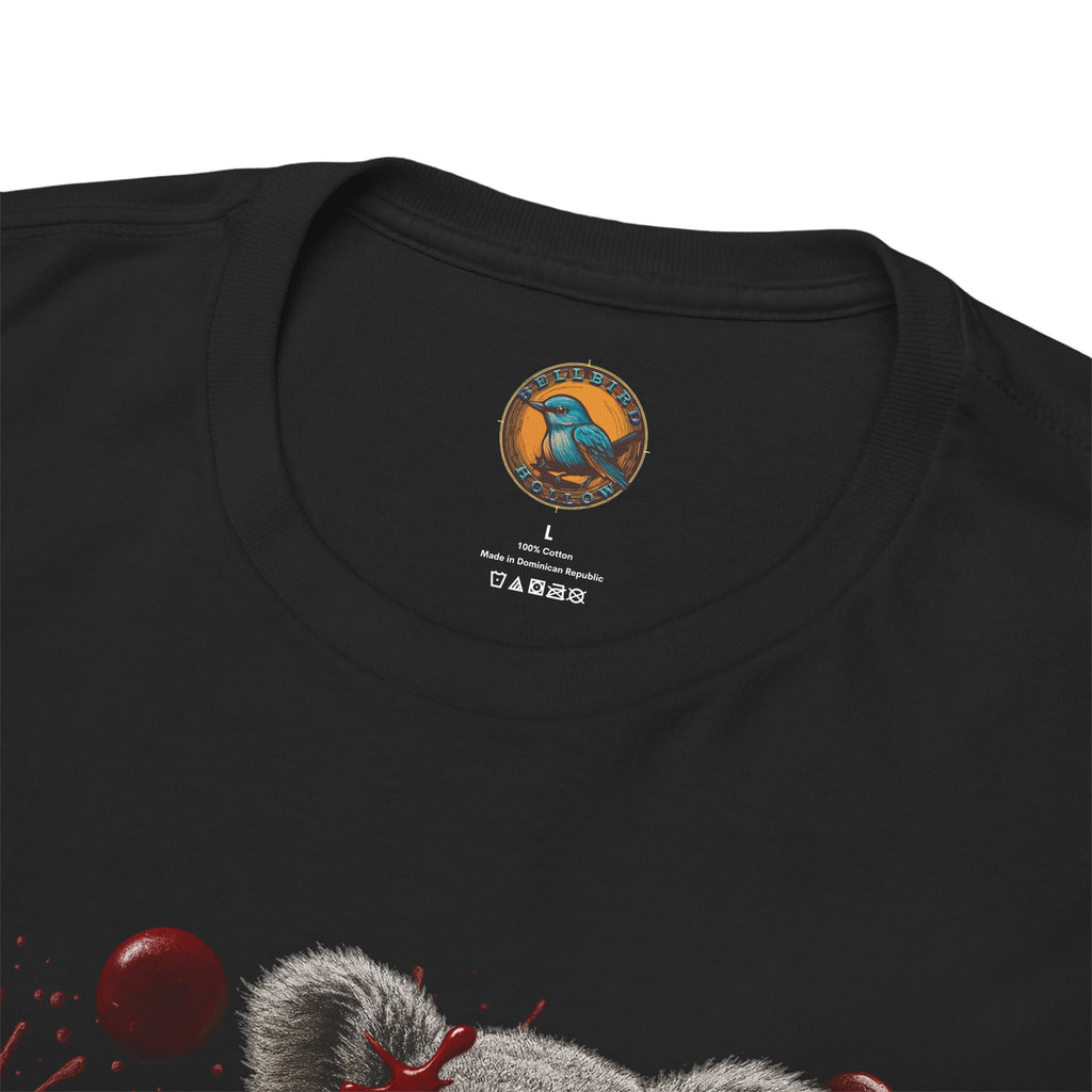 🔥🩸 Bellbird Hollow Tee – Drop Bear - Black Edition 🩸🔥 (Unisex Heavy Cotton)