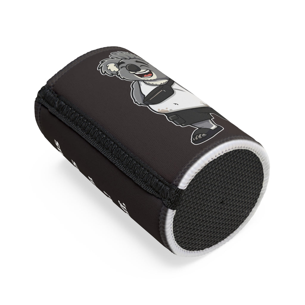 Gaz’s Laugh-It-Off Stubby Cooler – Black, Bold & Koala-Cool!
