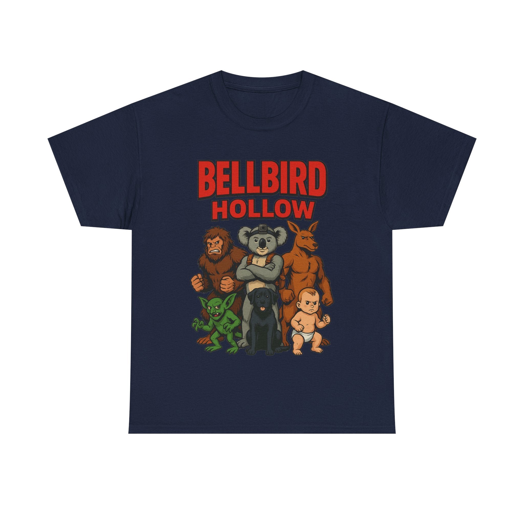 🐦💥 Bellbird Hollow Super-Team Tee – Comic Style Edition ⚡👕 (Unisex Heavy Cotton)