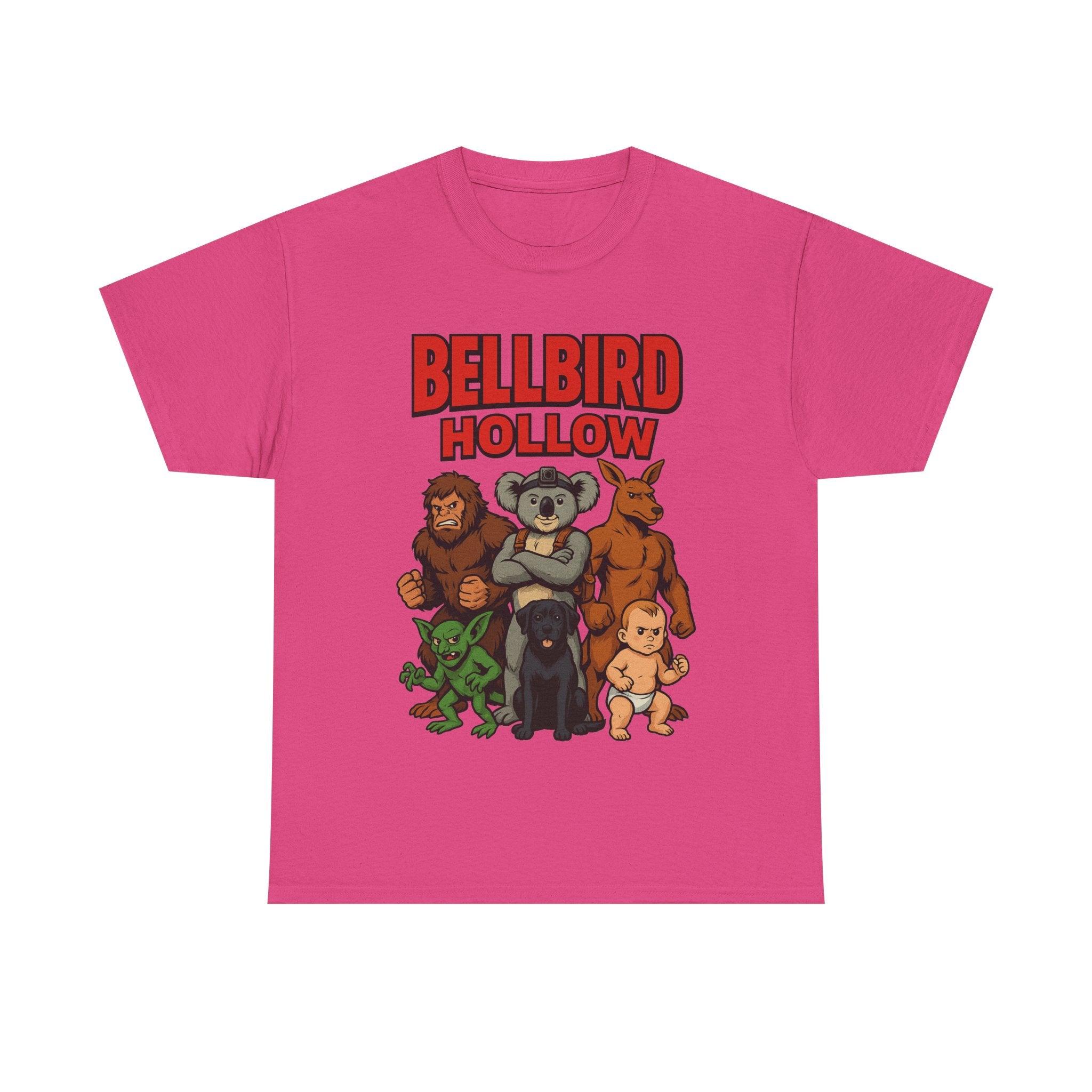 🐦💥 Bellbird Hollow Super-Team Tee – Comic Style Edition ⚡👕 (Unisex Heavy Cotton)