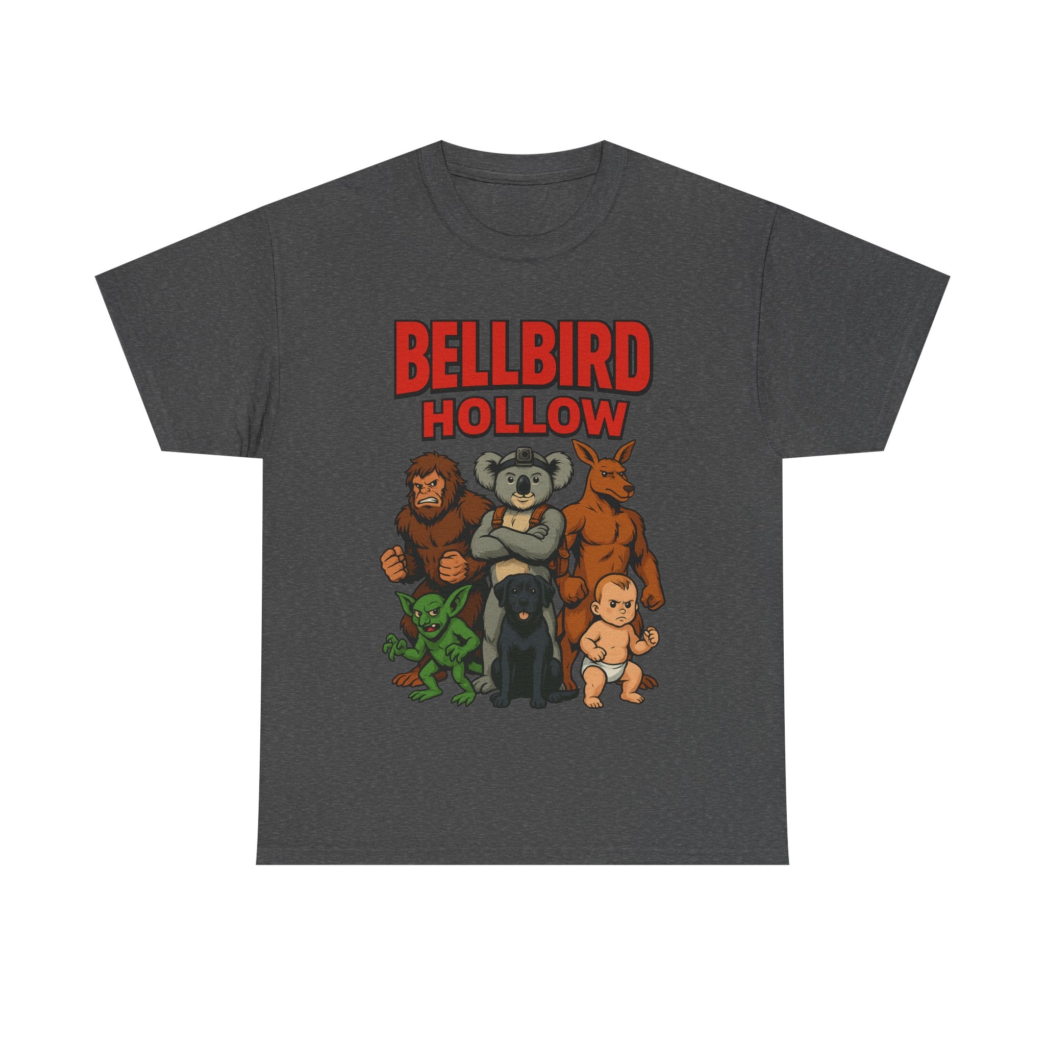 🐦💥 Bellbird Hollow Super-Team Tee – Comic Style Edition ⚡👕 (Unisex Heavy Cotton)