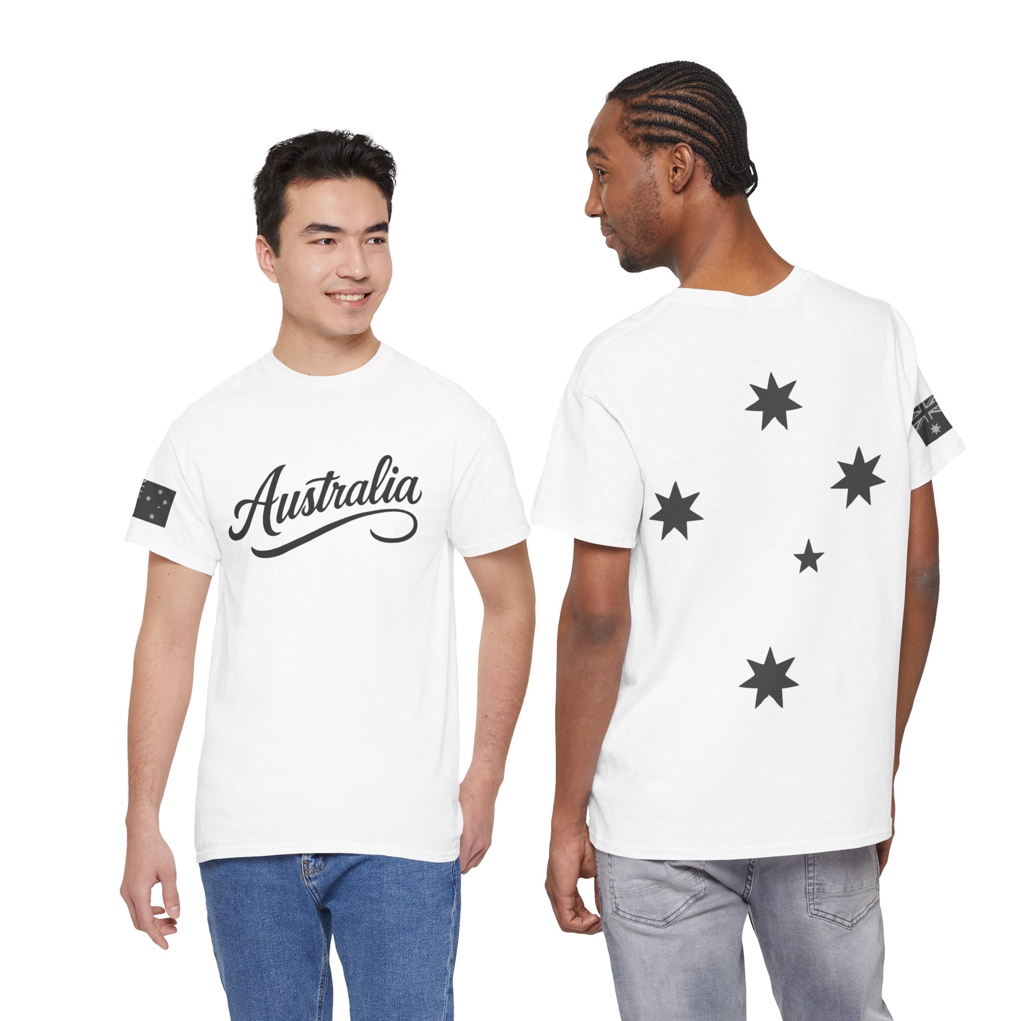 ⭐🇦🇺 Southern Stars Minimalist Tee – Quiet Aussie Pride (Unisex Heavy Cotton)