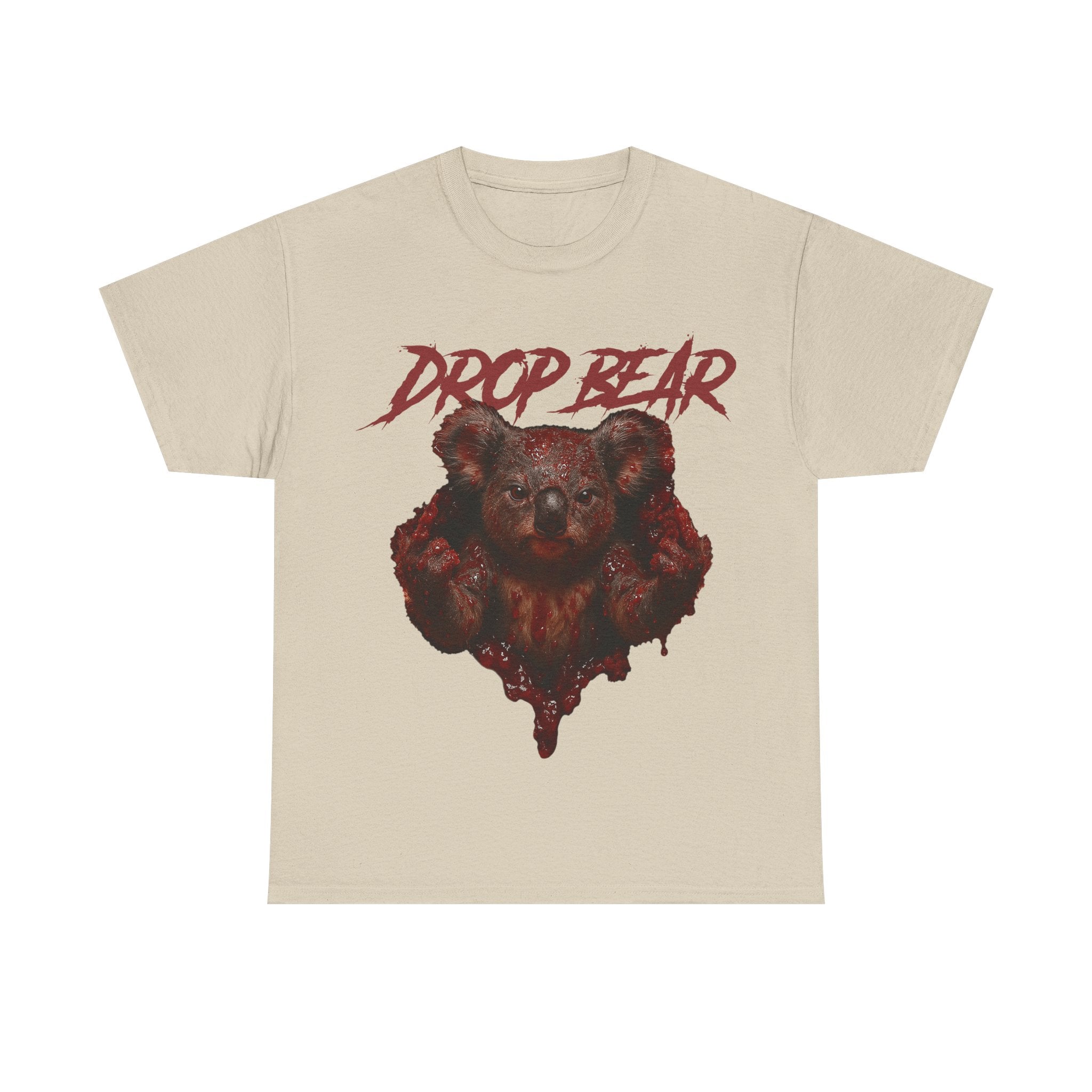 👕 Bellbird Hollow Tee – “DROP BEAR” 🐨 (Unisex Heavy Cotton)