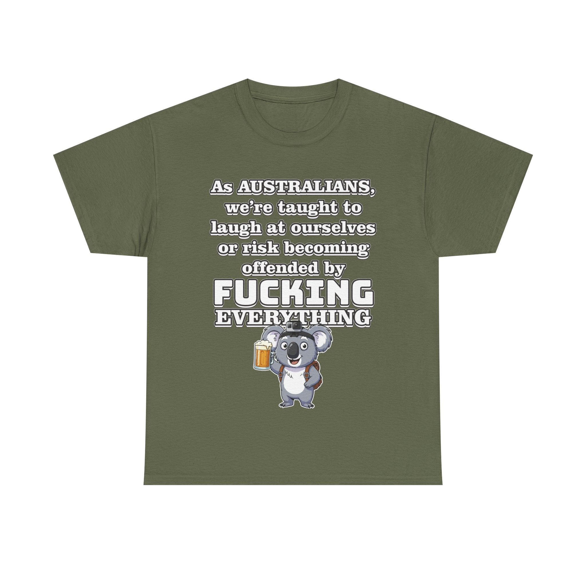 👕 Bellbird Hollow Tee "Funny Australian Koala Tee" 🍻🌞 (Unisex Heavy Cotton)