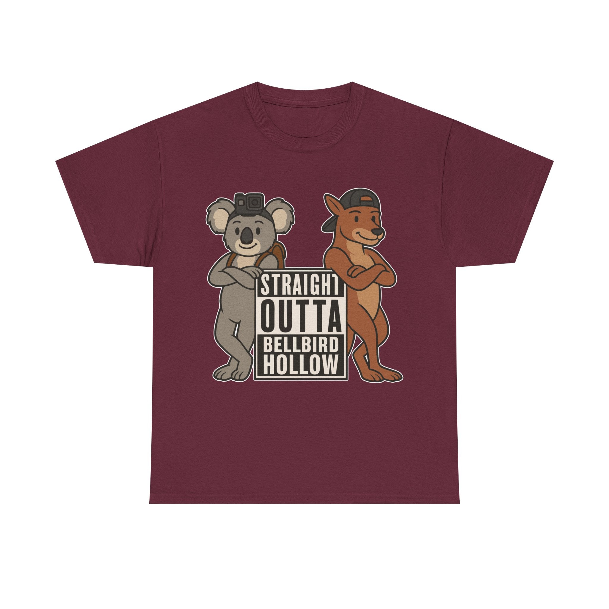 🦘 Bellbird Hollow Tee – “Straight Outta Bellbird Hollow” Unisex Heavy Cotton Shirt