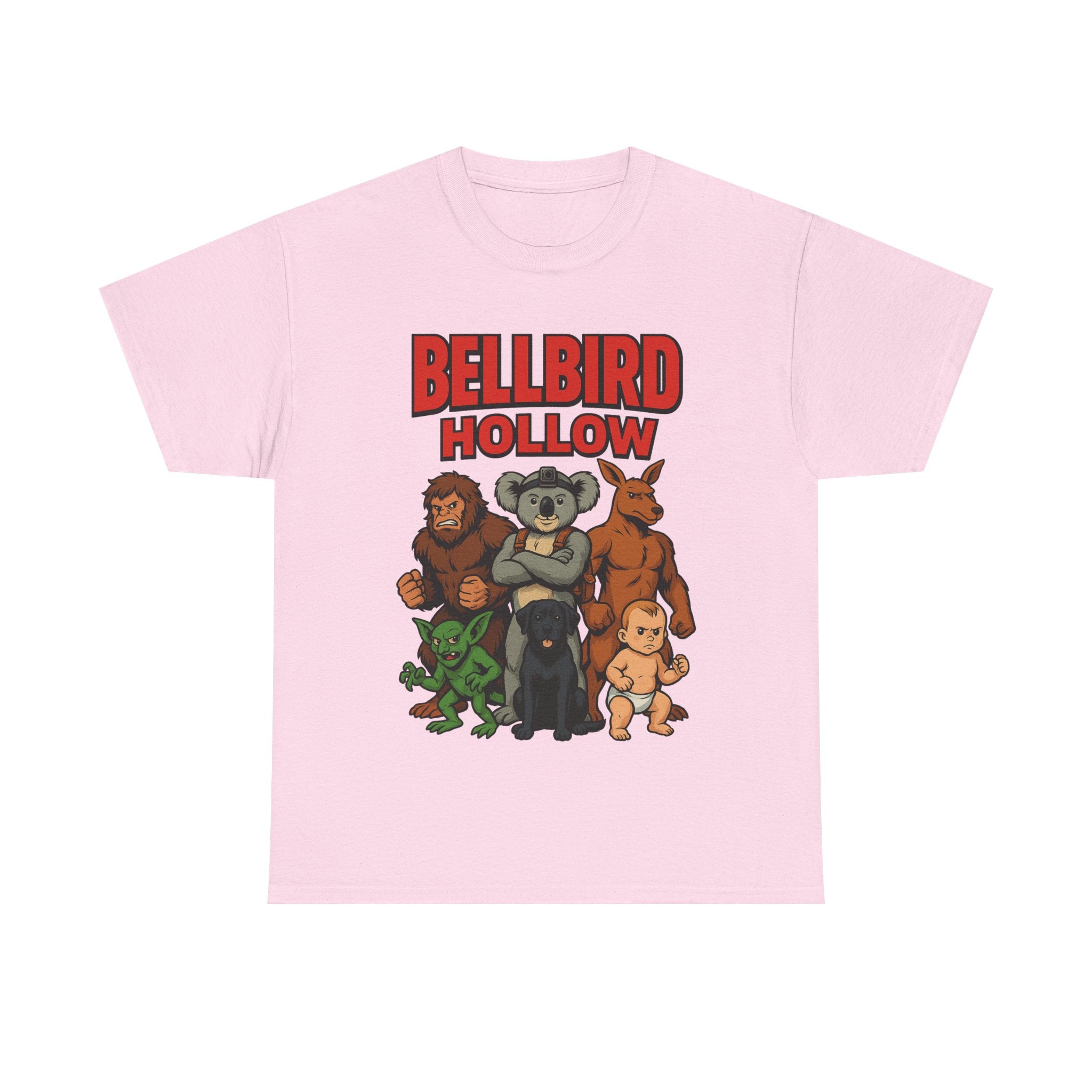 🐦💥 Bellbird Hollow Super-Team Tee – Comic Style Edition ⚡👕 (Unisex Heavy Cotton)