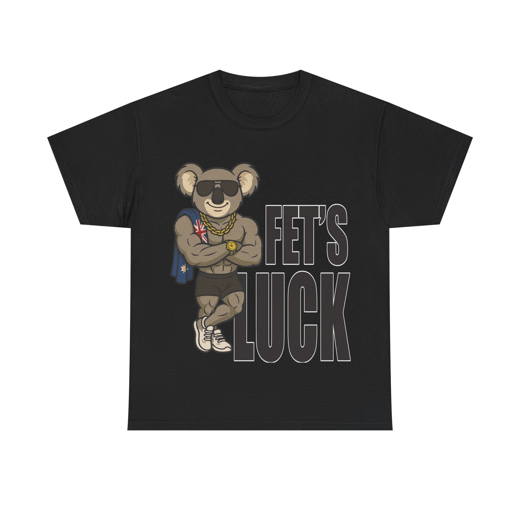 👕 Bellbird Hollow Tee – “Fet’s Luck” 😎🐨💎 (Unisex Heavy Cotton)