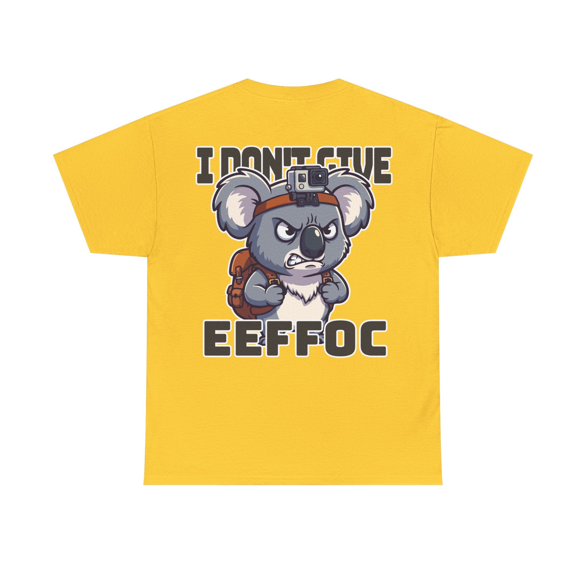 👕 Bellbird Hollow Tee "Eeffoc It Up with Olly Tee" 😎 BACK PRINT (Unisex Heavy Cotton)