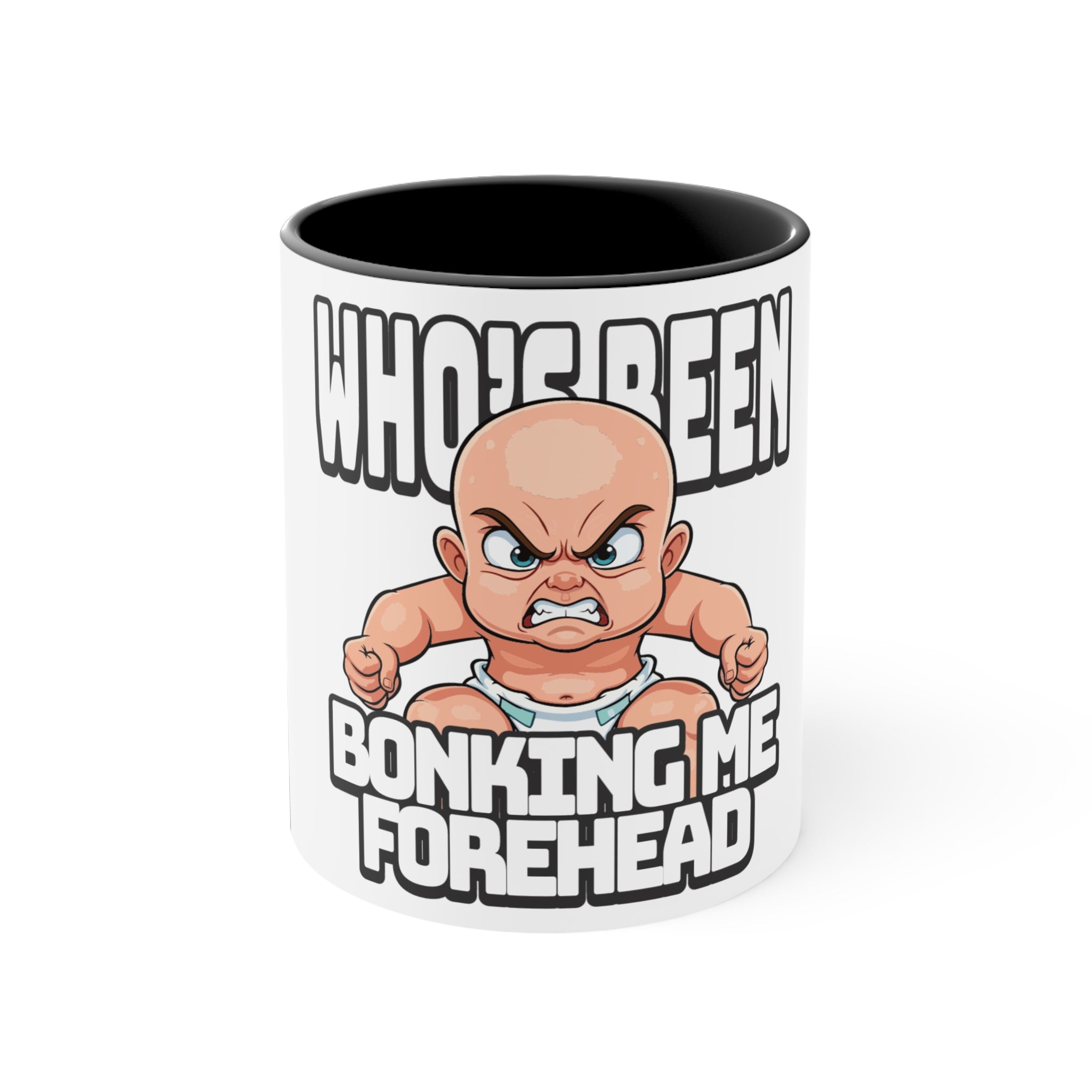 Mad Baby Mug, Perfect Gift for New Parents, Baby Shower, Quirky Coffee Cup, Playful Accent Mug, Humorous Drinkware