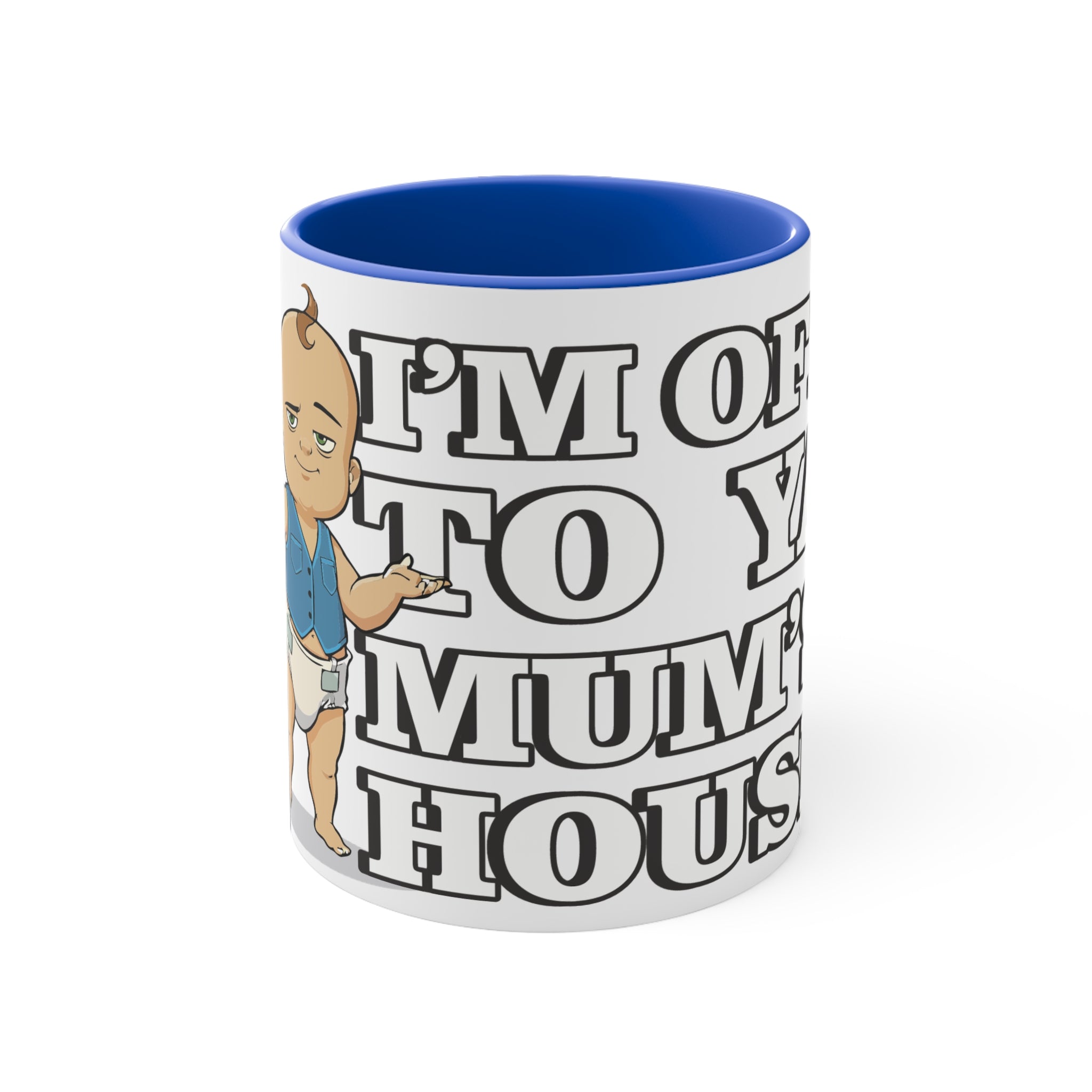 Humorous Smooth Baby Mug, Funny Gift for Parents, Cute Nursery Item, Playful Coffee Cup, Ideal for Baby Showers, Unique Baby Decor