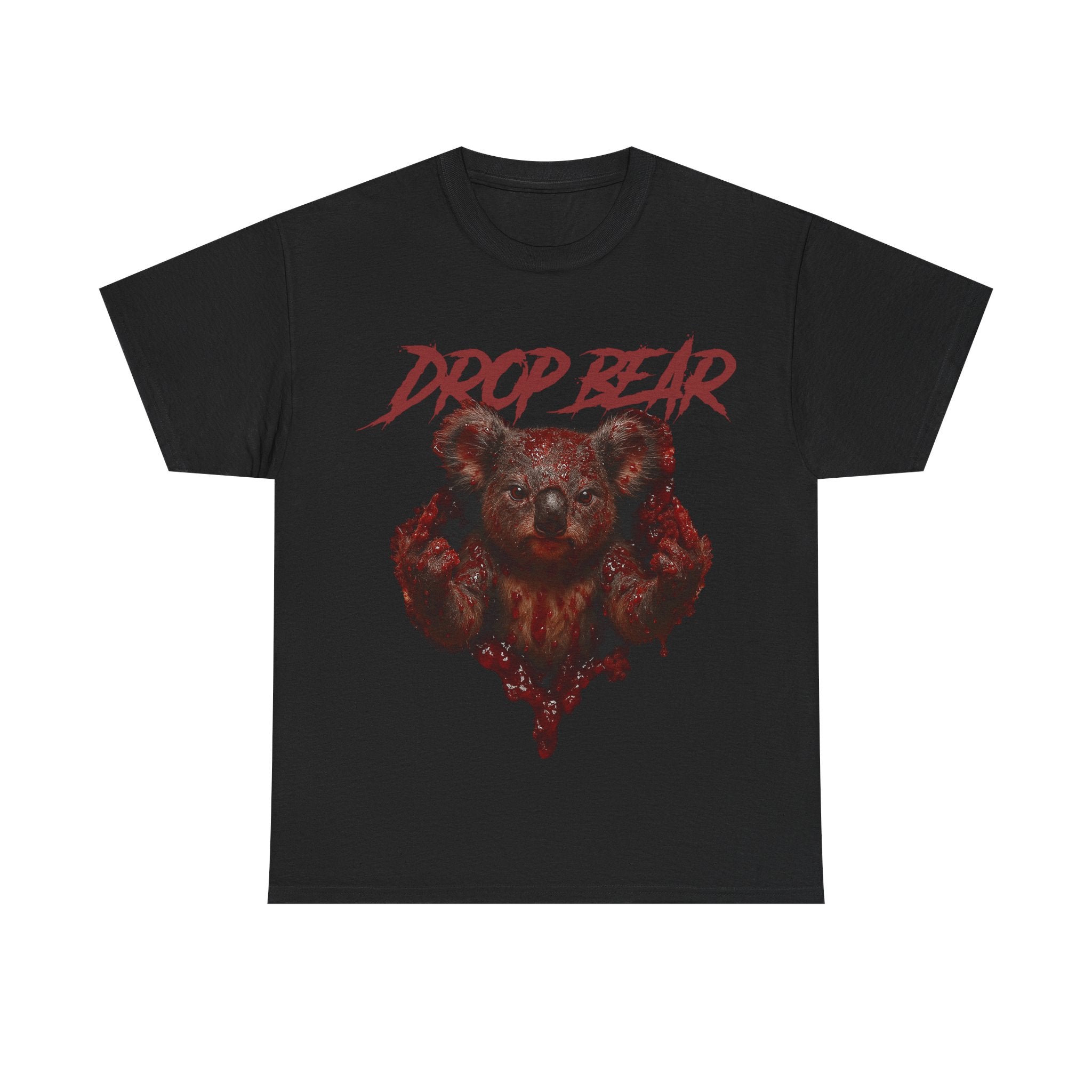 👕 Bellbird Hollow Tee – “DROP BEAR” 🐨 (Unisex Heavy Cotton)