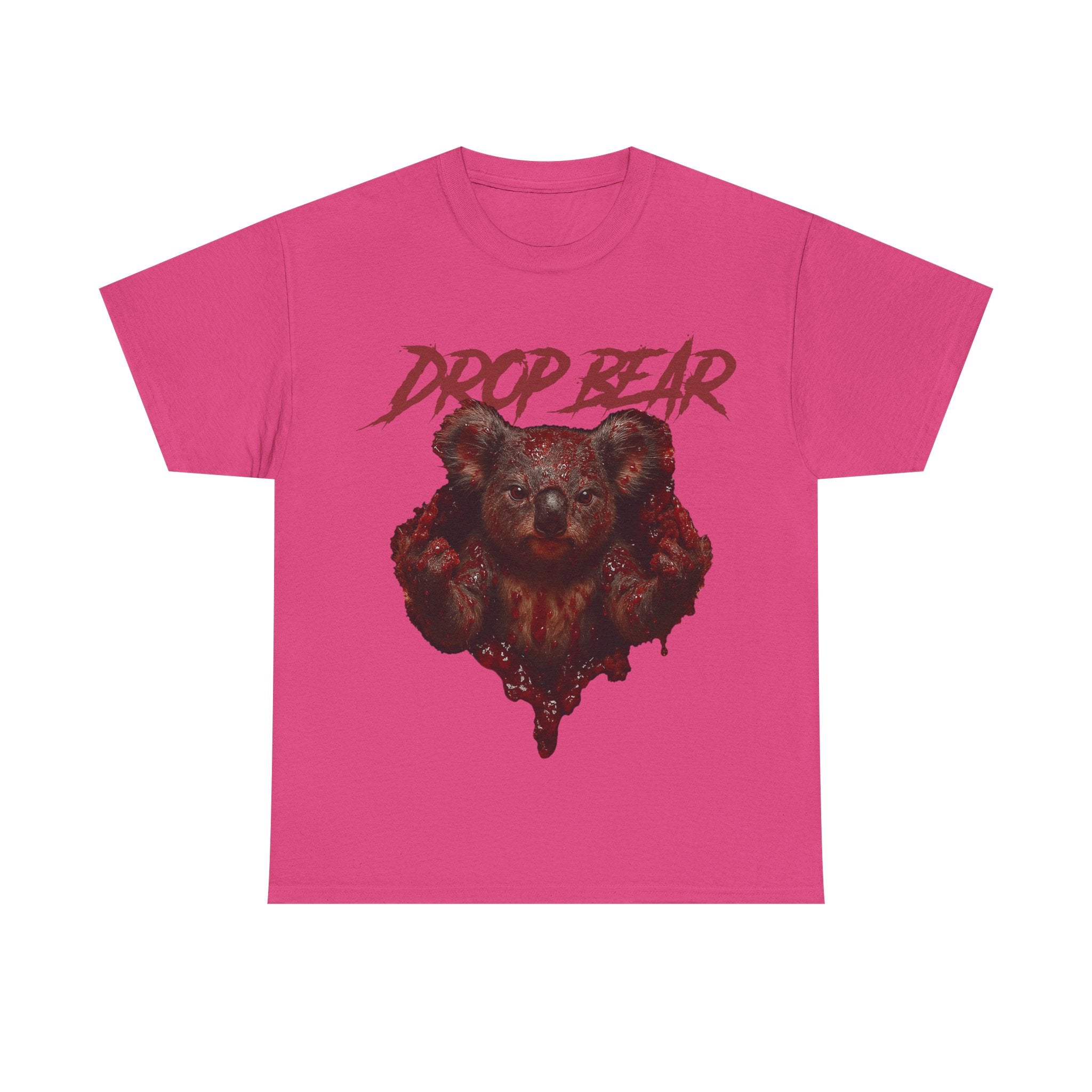 👕 Bellbird Hollow Tee – “DROP BEAR” 🐨 (Unisex Heavy Cotton)
