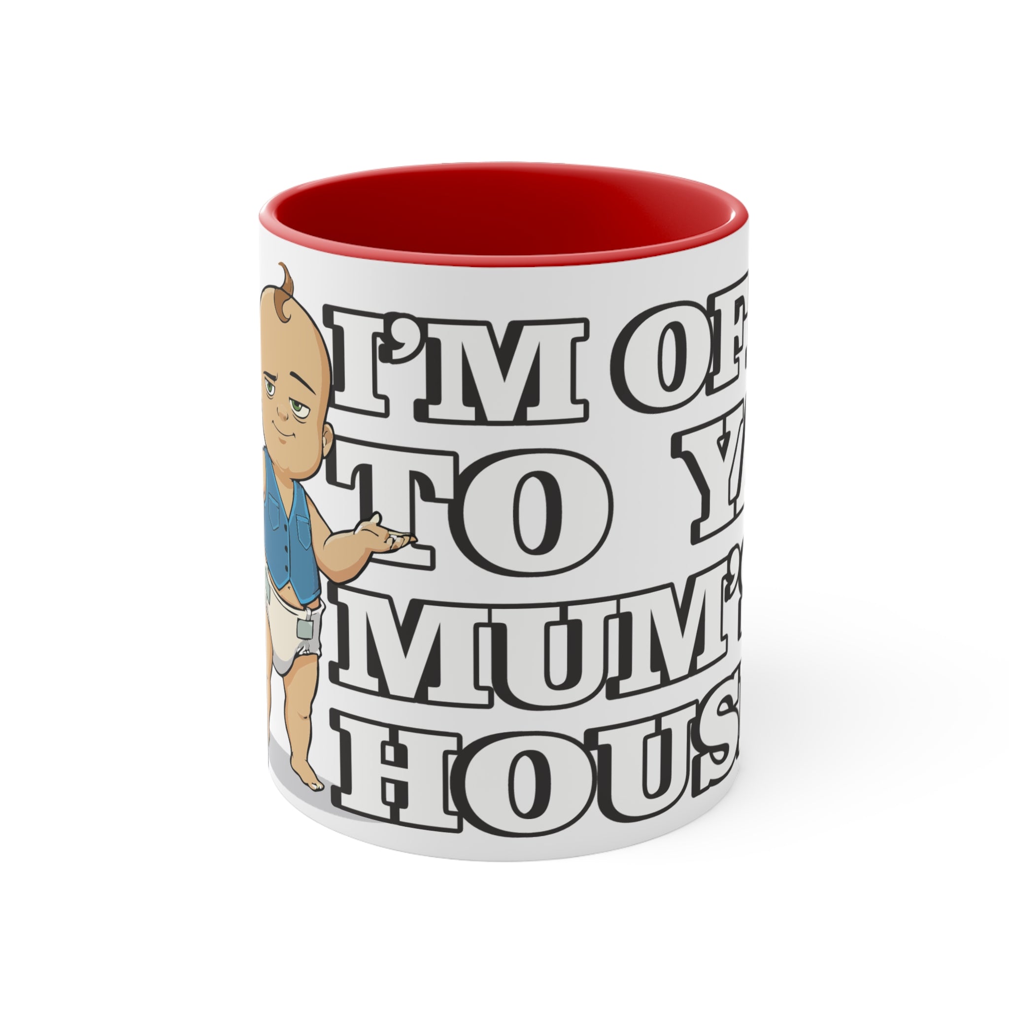 Humorous Smooth Baby Mug, Funny Gift for Parents, Cute Nursery Item, Playful Coffee Cup, Ideal for Baby Showers, Unique Baby Decor