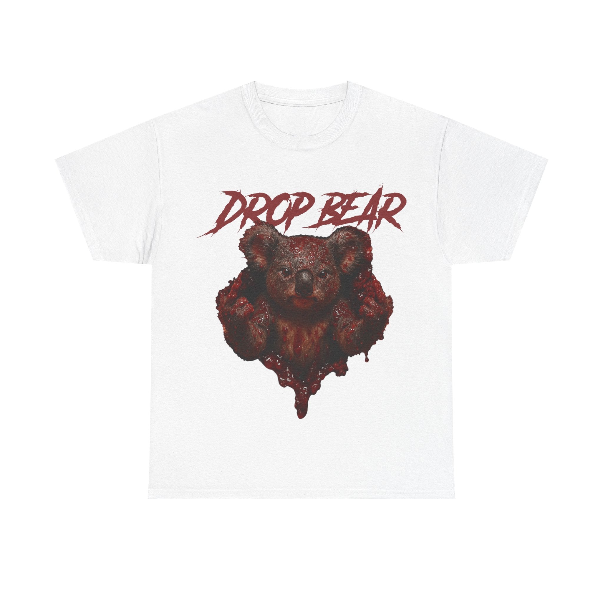 👕 Bellbird Hollow Tee – “DROP BEAR” 🐨 (Unisex Heavy Cotton)