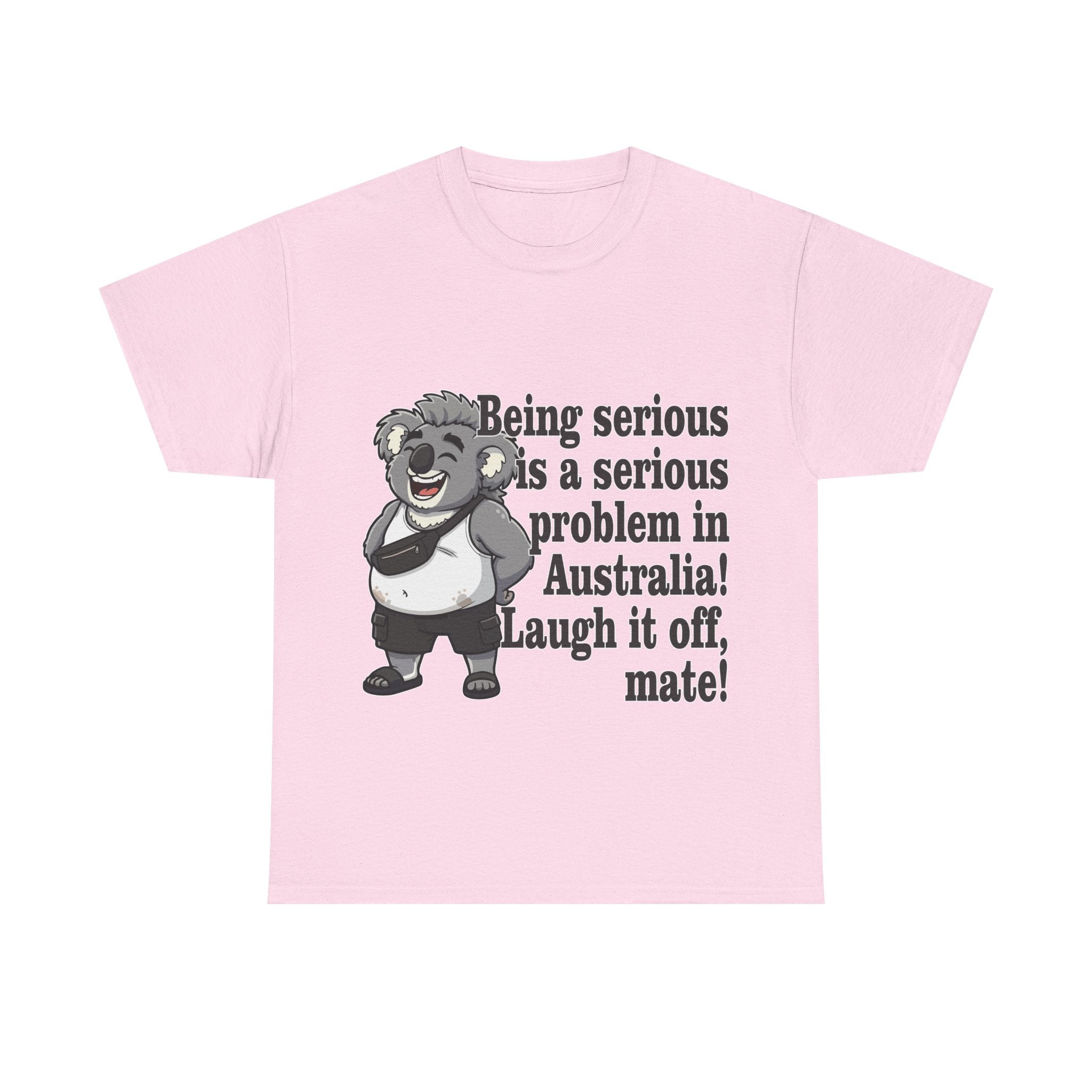 👕 Bellbird Hollow Tee "Gaz's "Laugh It Off, Mate!" 🐨  (Unisex Heavy Cotton)