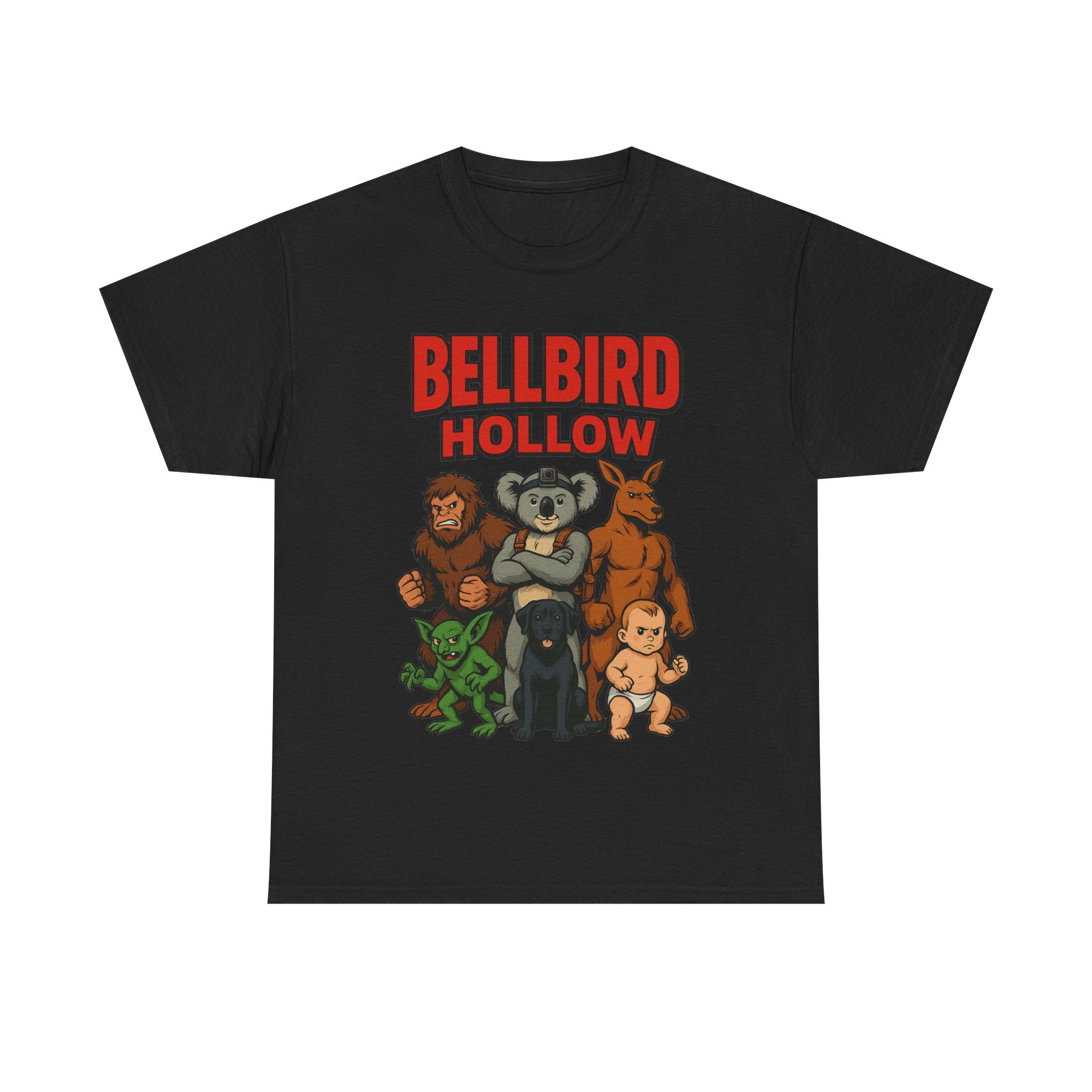 🐦💥 Bellbird Hollow Super-Team Tee – Comic Style Edition ⚡👕 (Unisex Heavy Cotton)